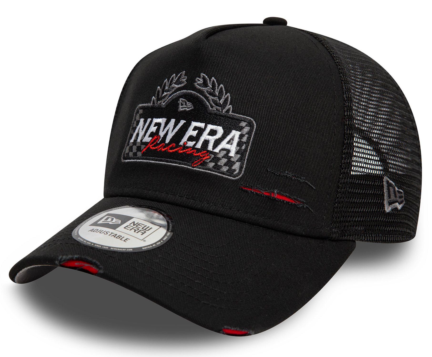 New Era Motorsport Trucker Cap Black 25109