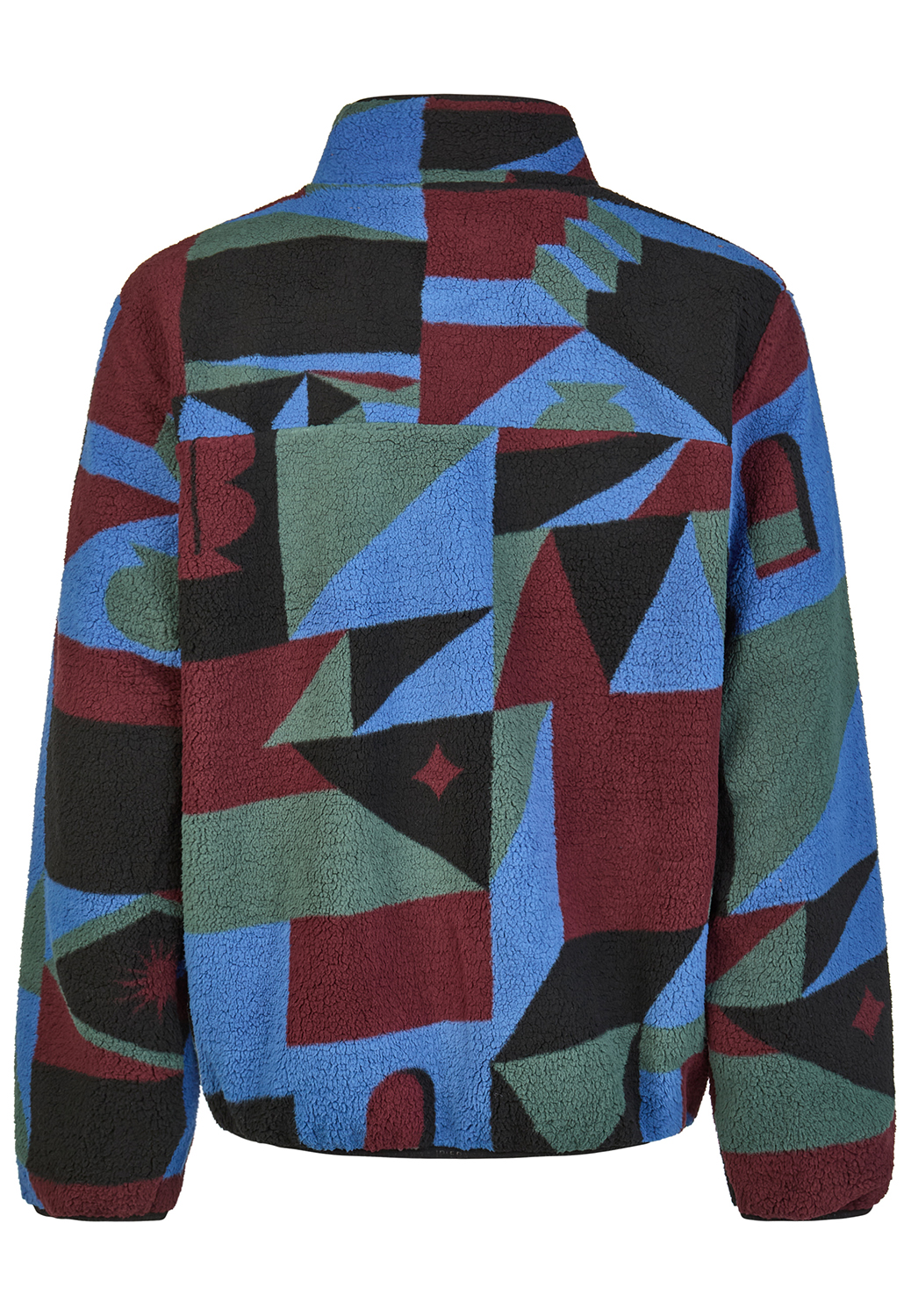 Iriedaily Insaneia Fleece Jacke Green Blue