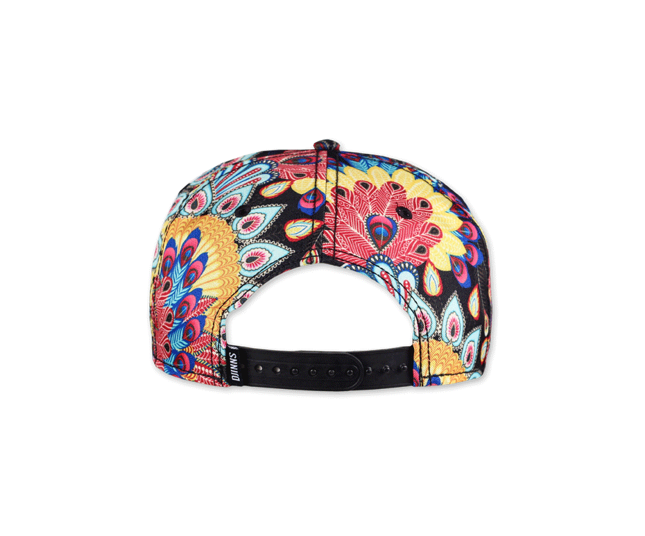 Djinns 6 Panel SB Cap Peacock Linen Multi