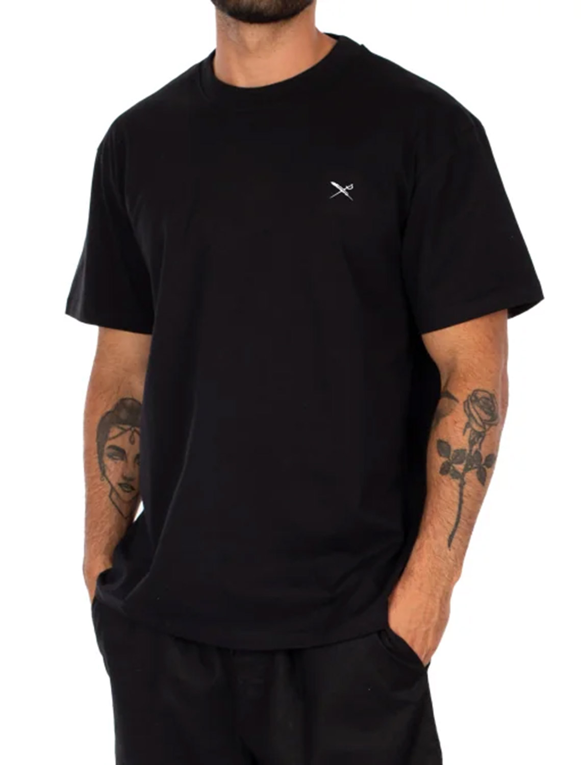 Iriedaily Mini Flag Relaxed T-Shirt Black 24110