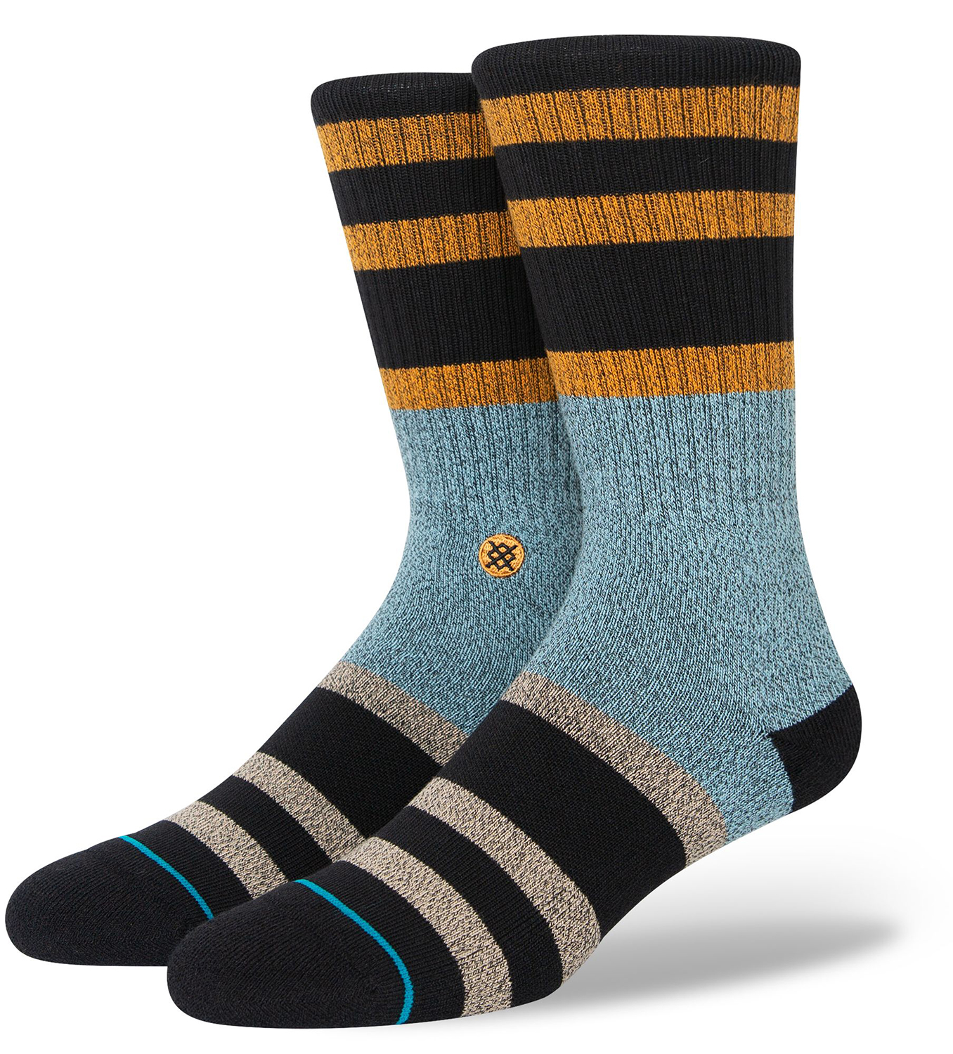 Stance Staggered Socken Washed Black