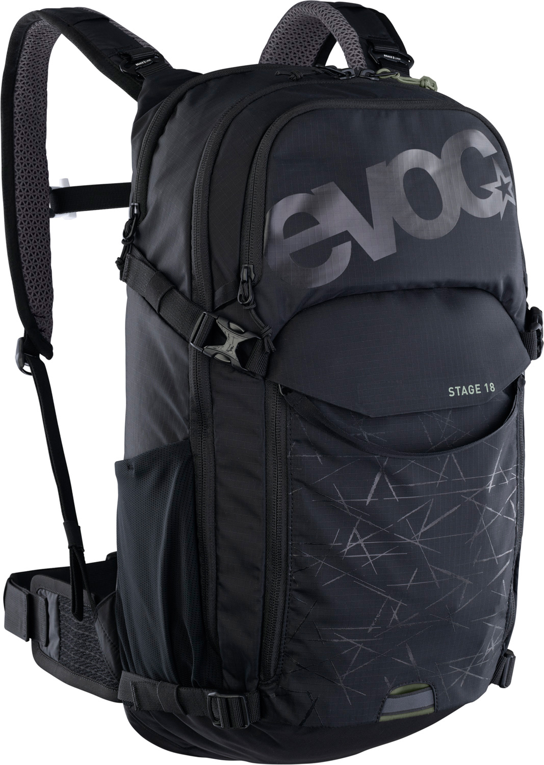 Evoc Stage 18 Black Bike Rucksack 24329