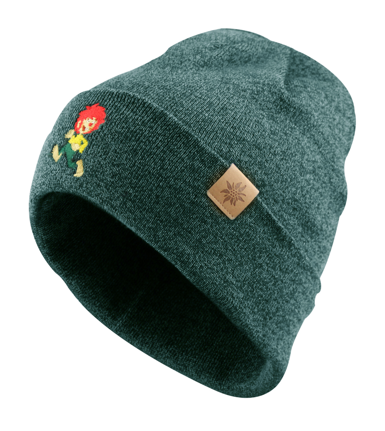 Bavarian Caps Pumuckl Haum Beanie Grün Meliert