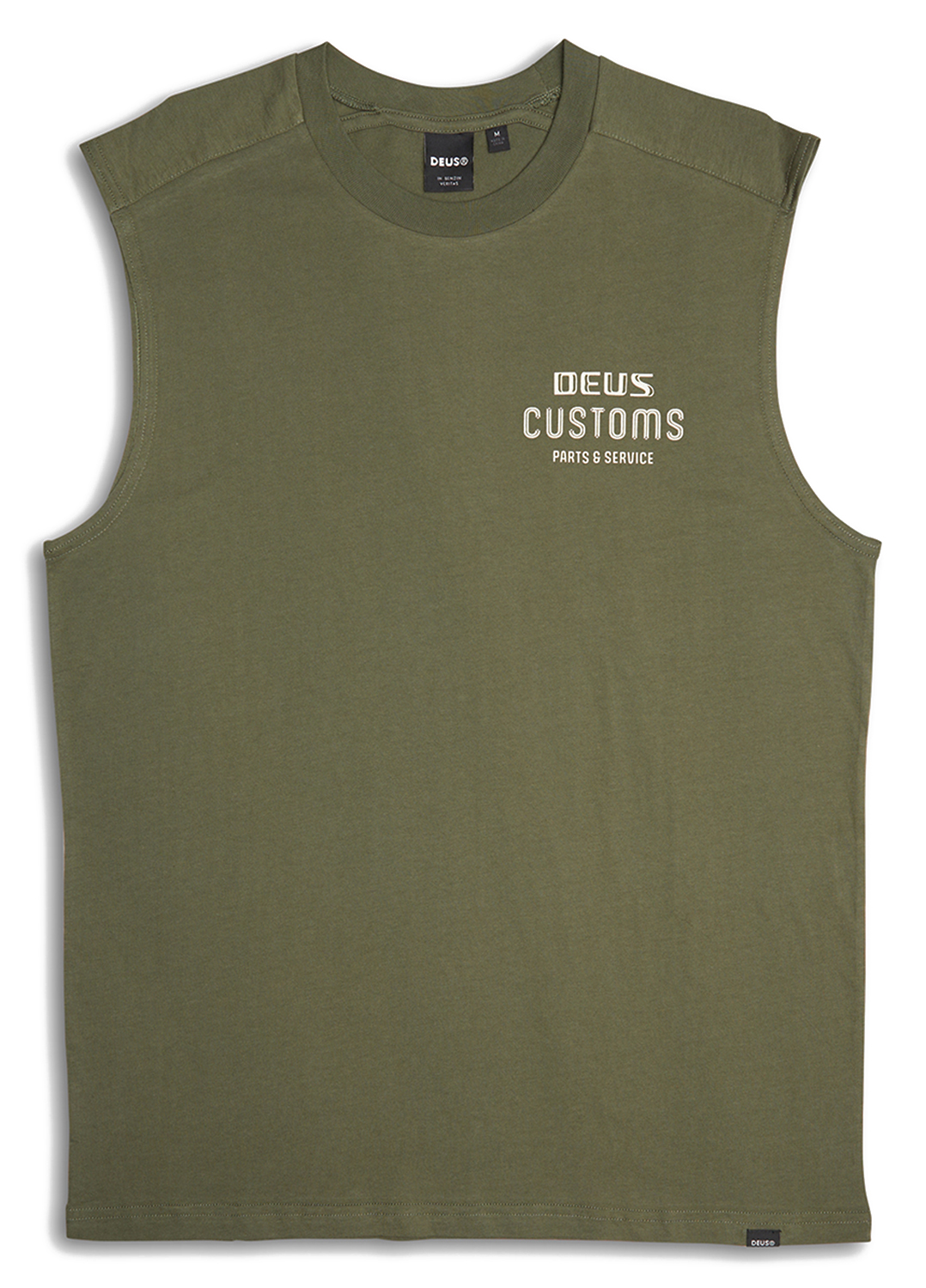 Deus Ex Machina Chrome Muscle Shirt Lichen Green 24064