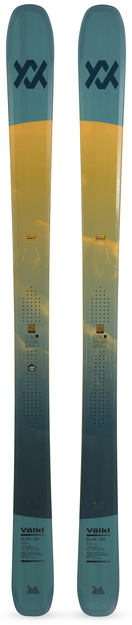 Völkl Blaze 104 Teal Freeride Ski 26/27 26418