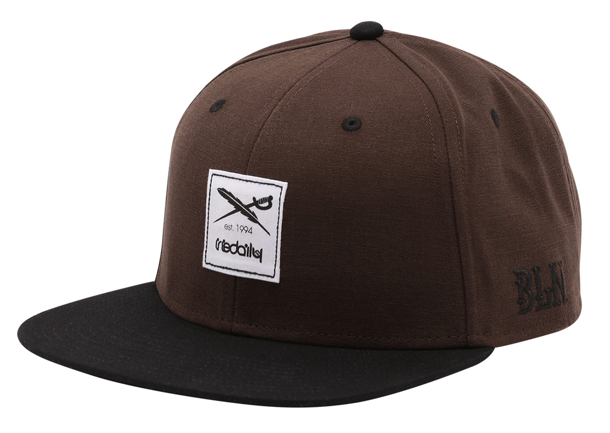 Iriedaily Daily Contra Snapback Cap Dark Coffee 25615