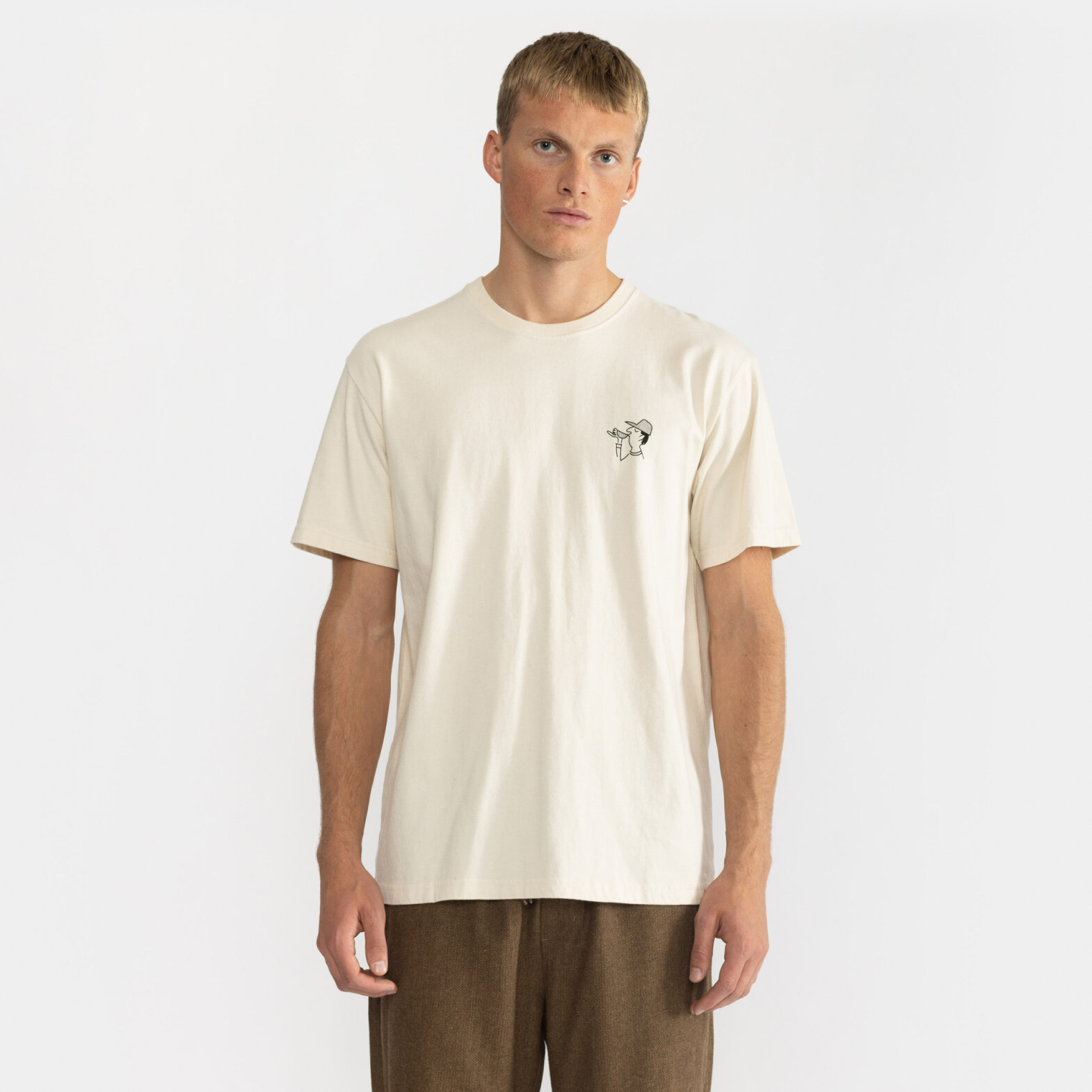 RVLT Revolution Cof Loose T-Shirt Offwhite