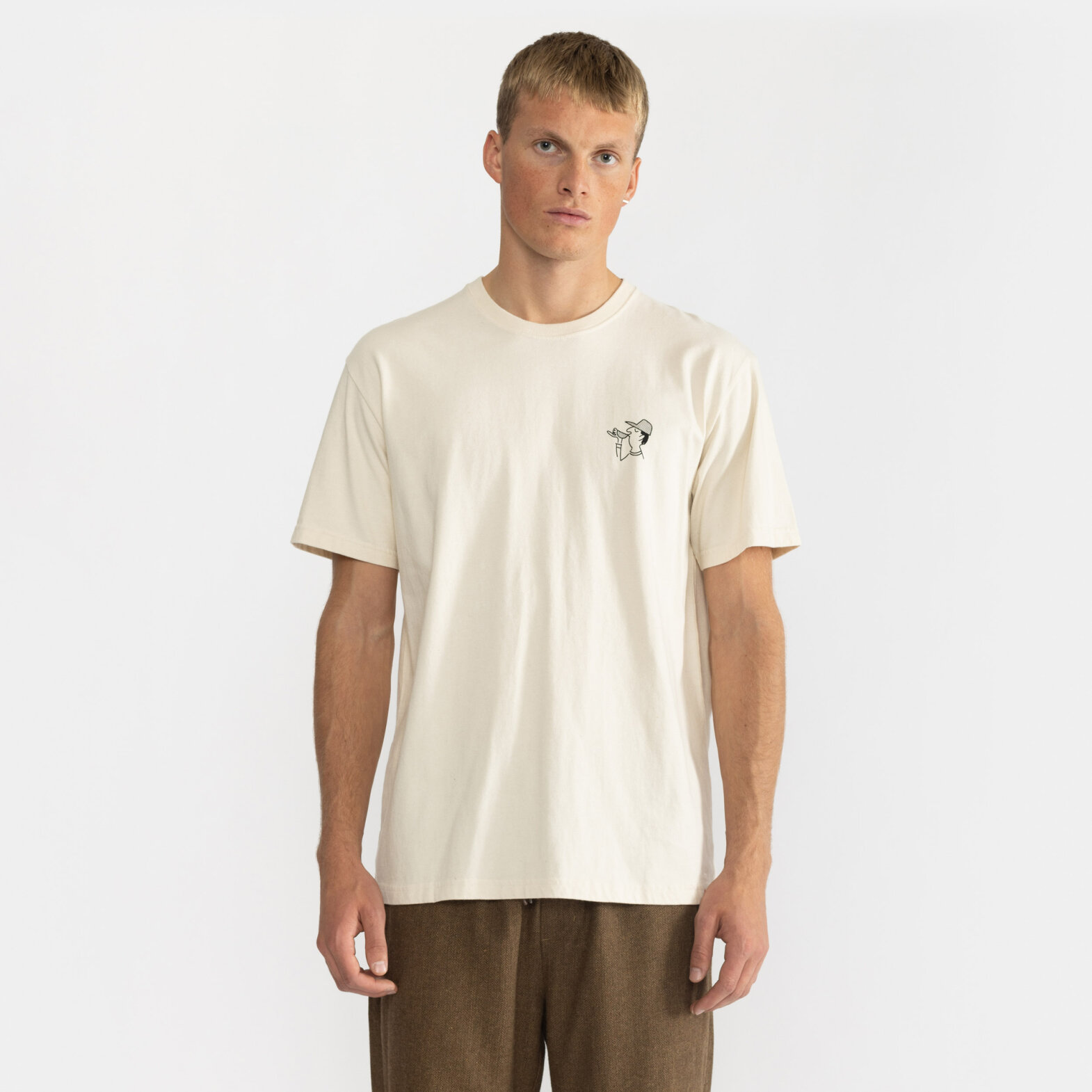 RVLT Revolution Cof Loose T-Shirt Offwhite RVLT Revolution Cof Loose T-Shirt Offwhite