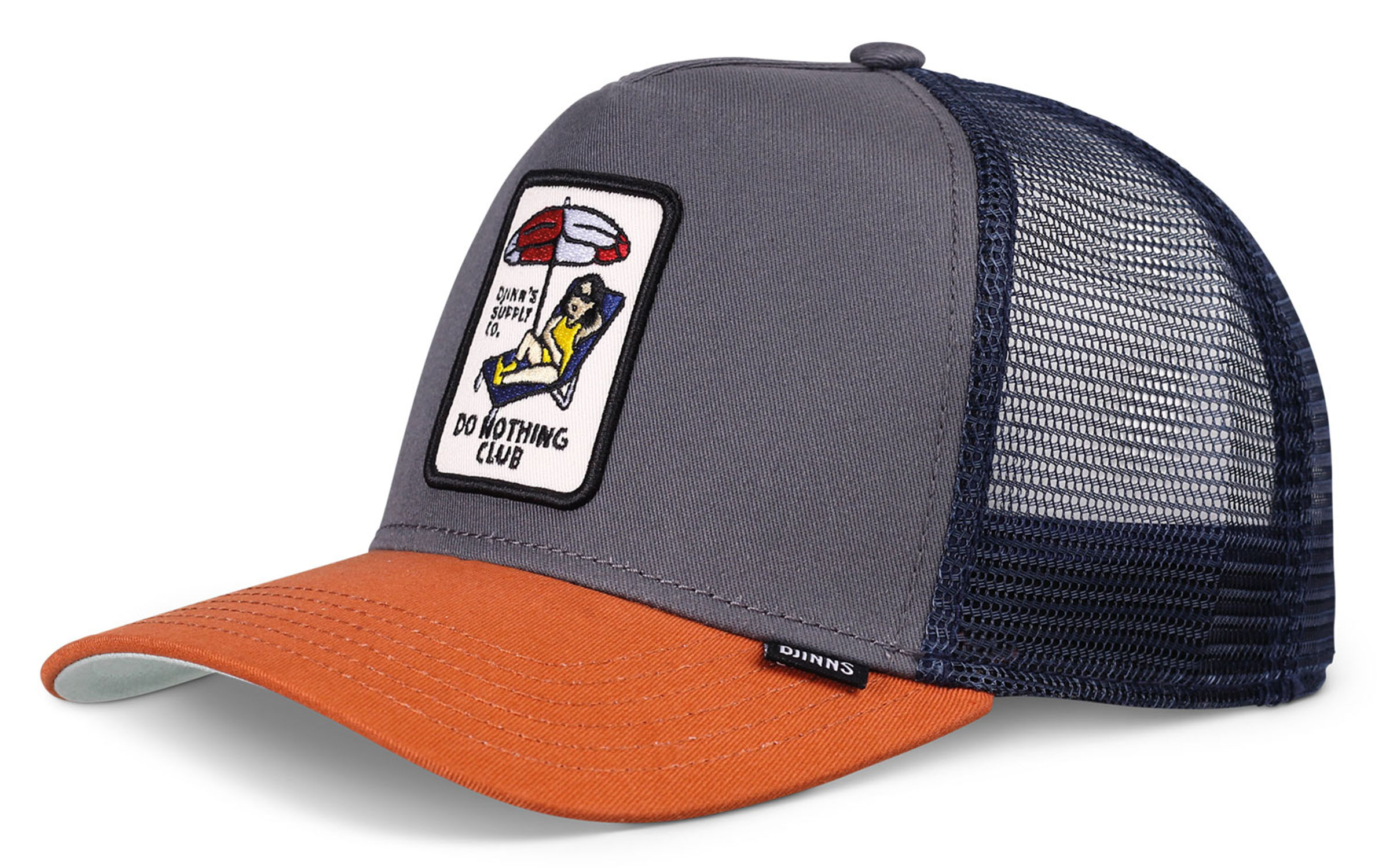 Djinns HFT Trucker Cap DNC New 1.5 Charcoal Rust 24269