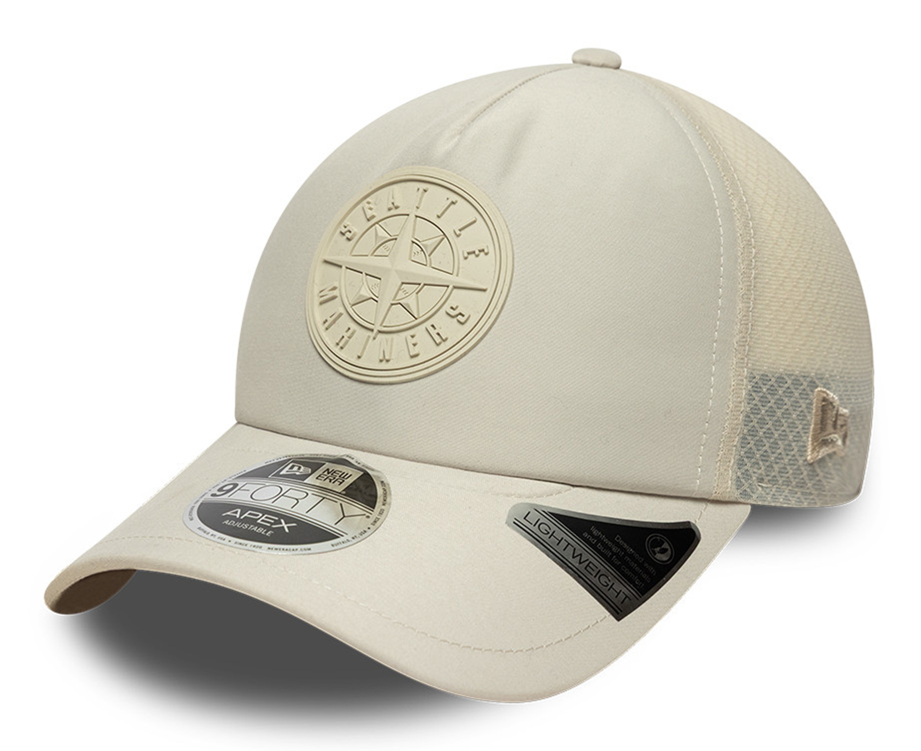 New Era Sporty 9Forty Apex Cap Seattle Mariners Beige 26186