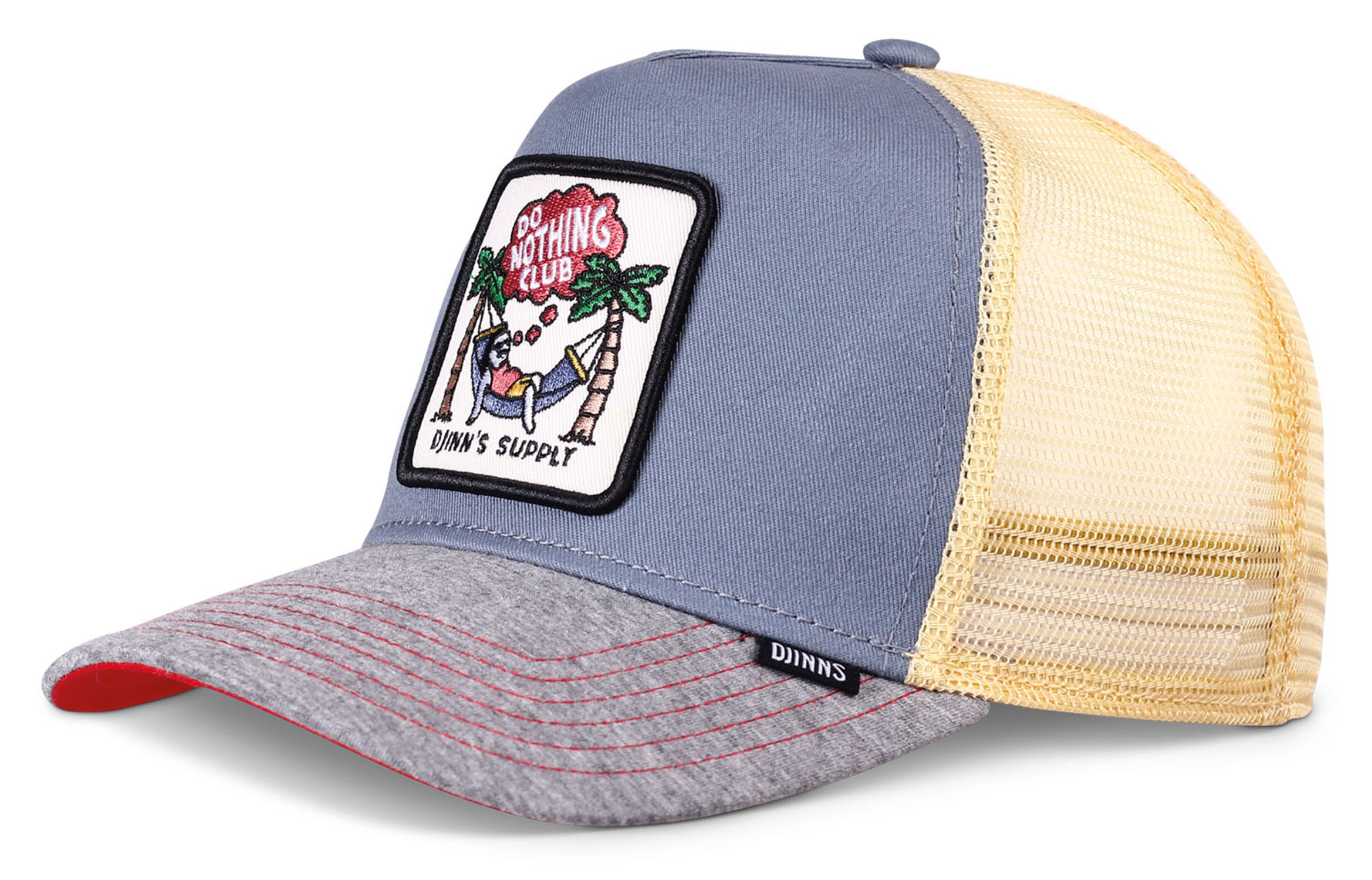 Djinns HFT Trucker Cap DNC New 1.4 Slate Heather Grey 24268 Djinns HFT Trucker Cap DNC New 1.4 Slate Heather Grey 24268