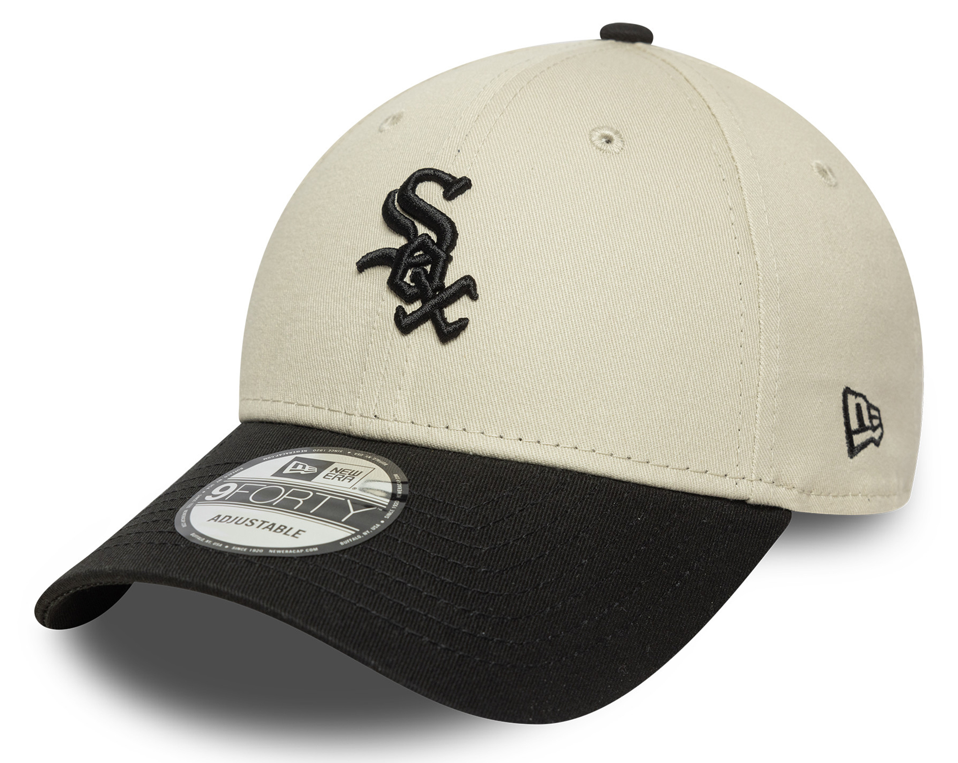 New Era Colour Block 9Forty Cap Chicago White Sox Beige 25620 New Era Colour Block 9Forty Cap Chicago White Sox Beige 25620