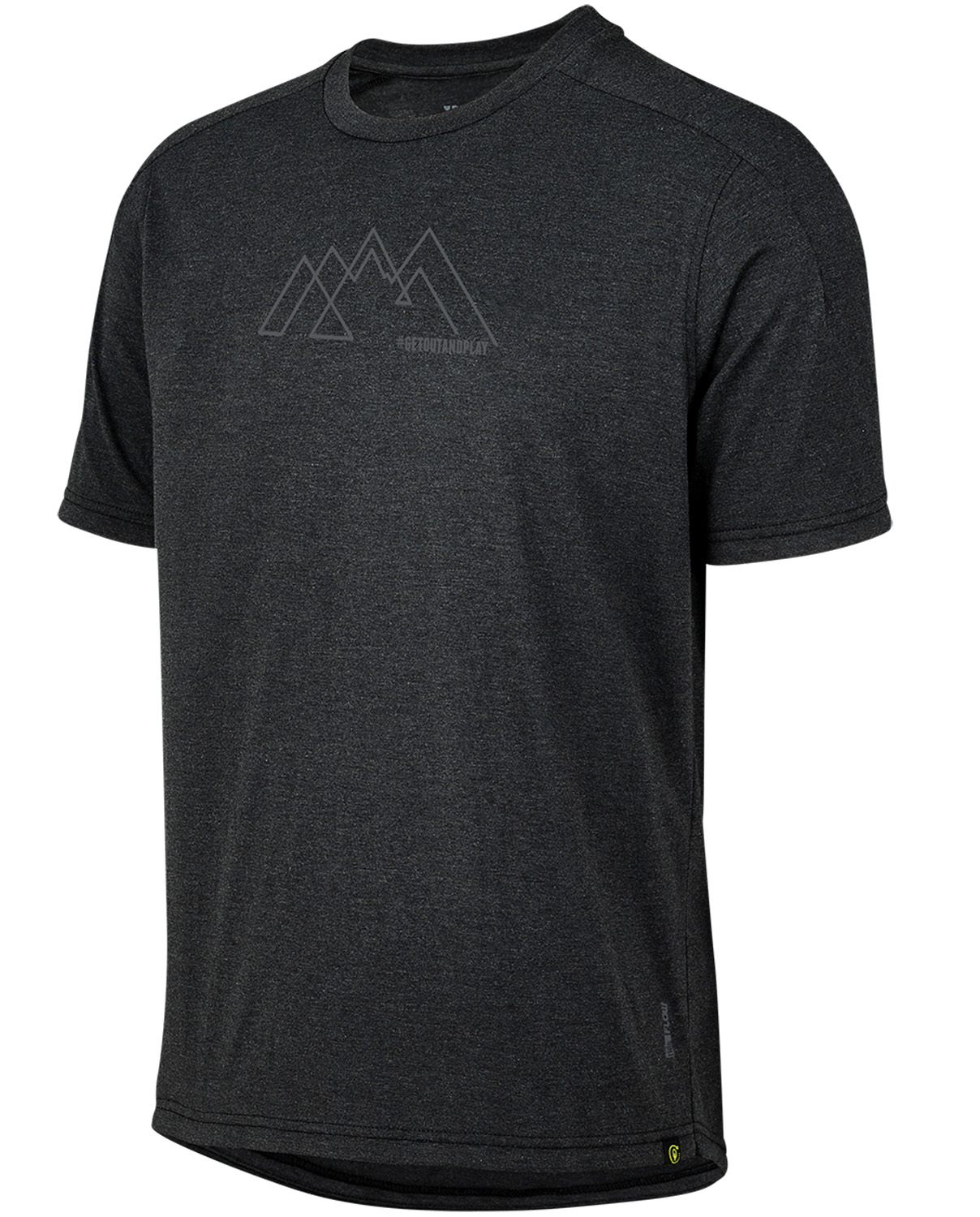 iXS Flow Tech Bike Shirt Mtn Graphic Black 21542