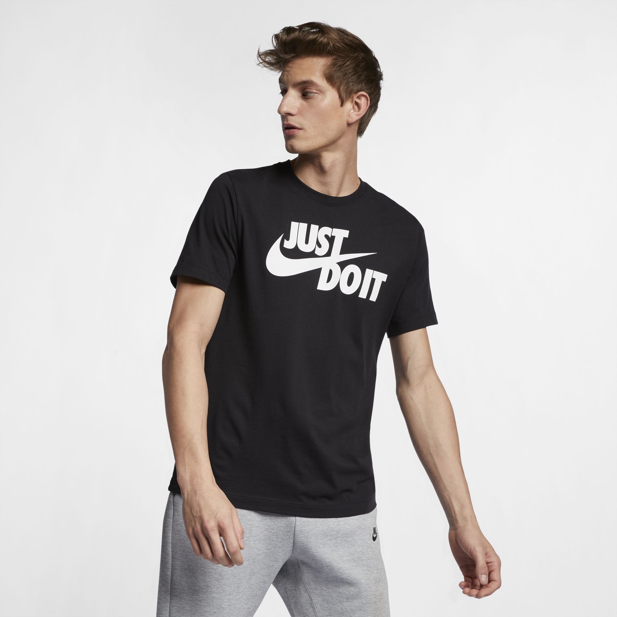 Nike Just Do It T-Shirt Black White