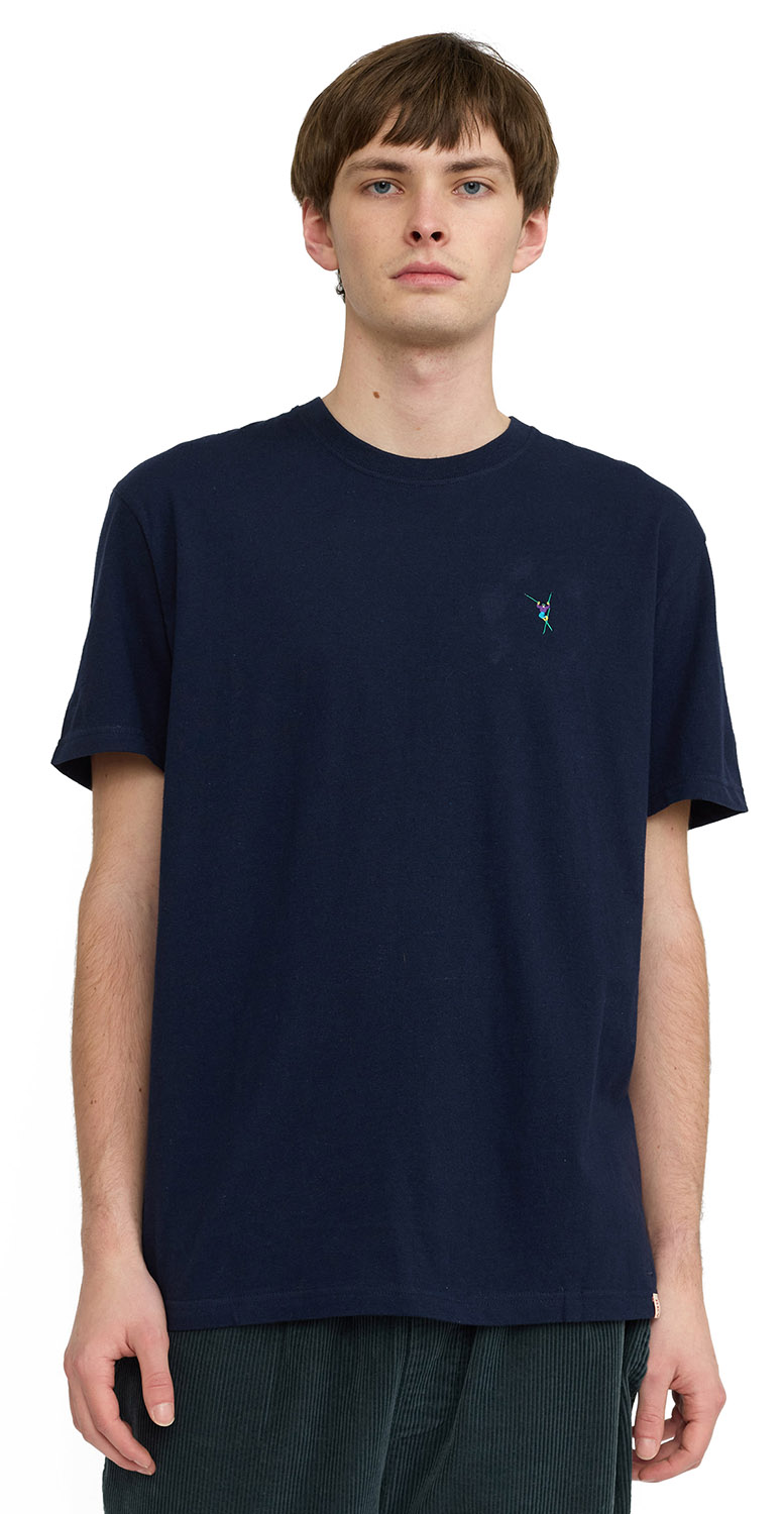 RVLT Revolution Jum T-Shirt Navy Melange 25645