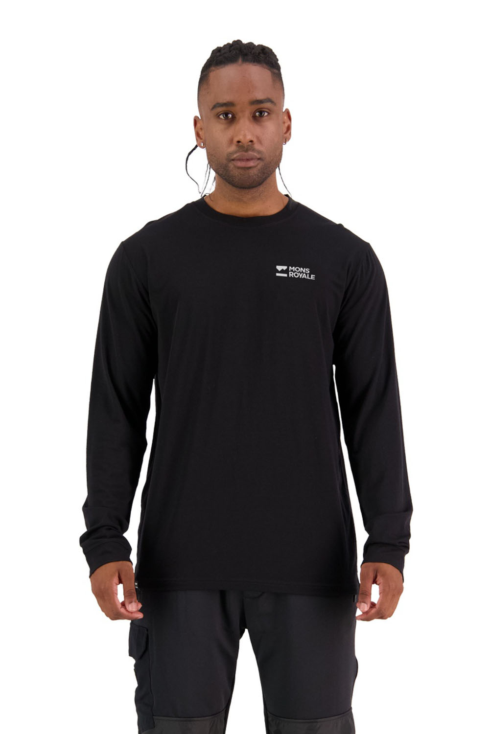 Mons Royale Icon Longsleeve Black