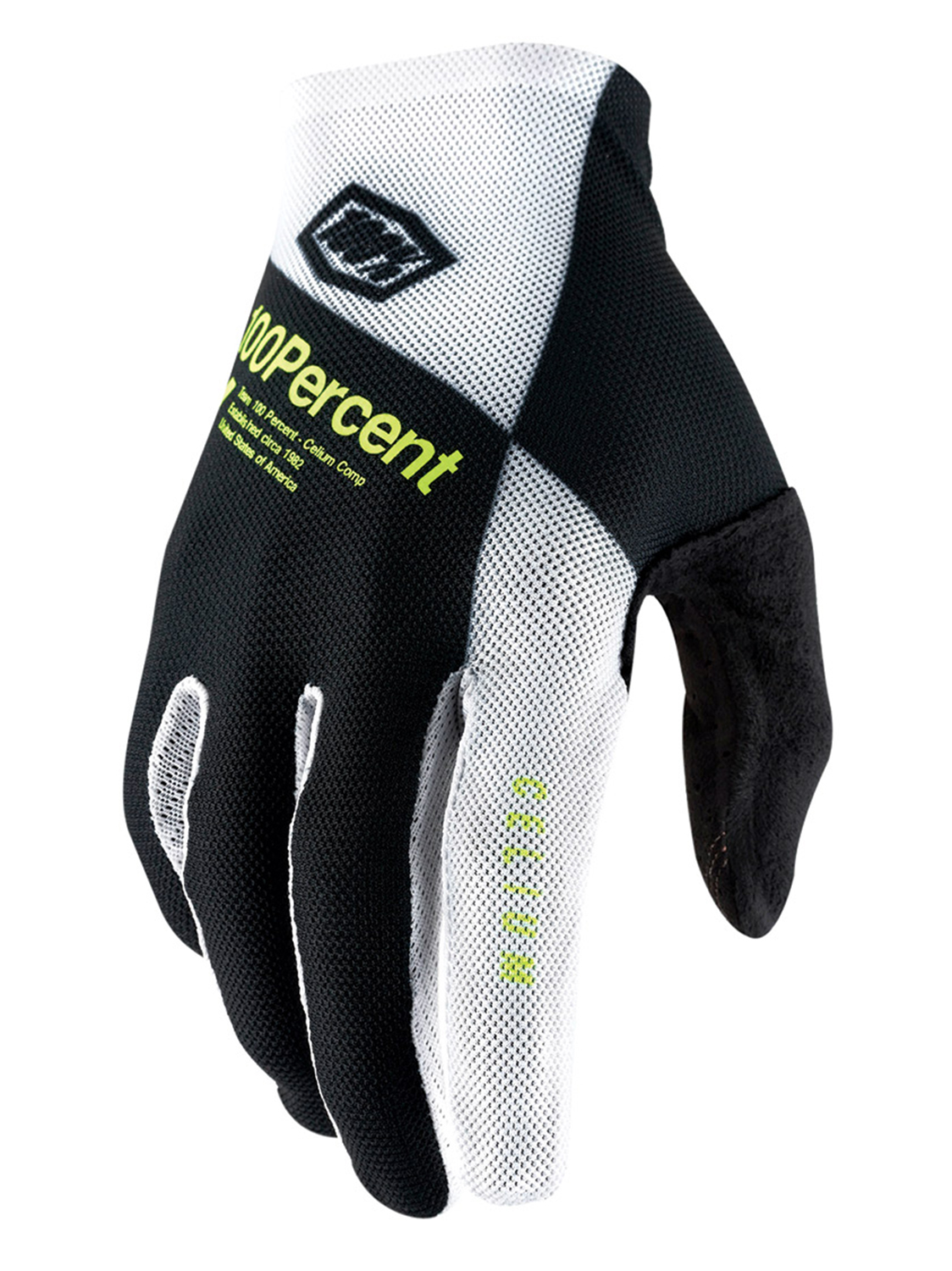 100% Celium Bike Handschuh Black Yellow 19449 100% Celium Bike Handschuh Black Yellow 19449