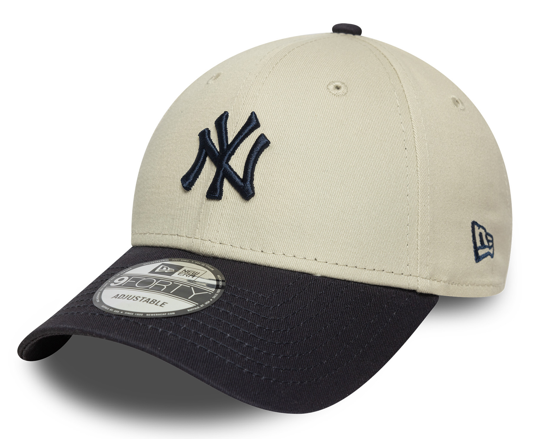 New Era Colour Block 9Forty Cap New York Yankees Beige 25621 New Era Colour Block 9Forty Cap New York Yankees Beige 25621