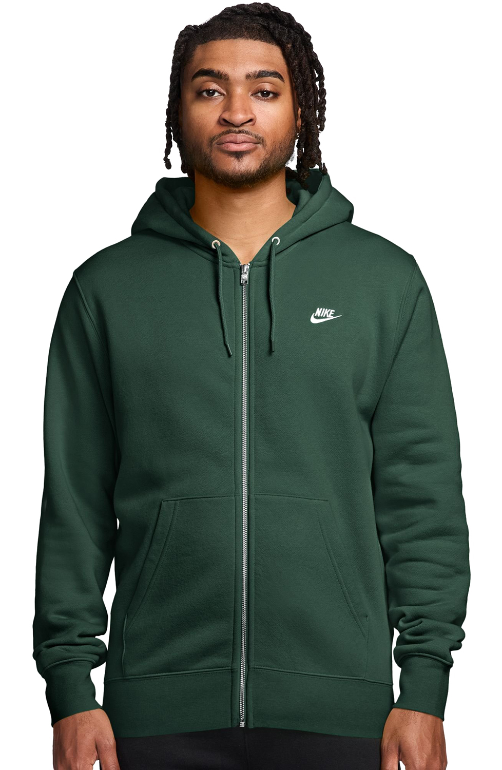 Nike Club Fullzip Hoodie Fire White 26451