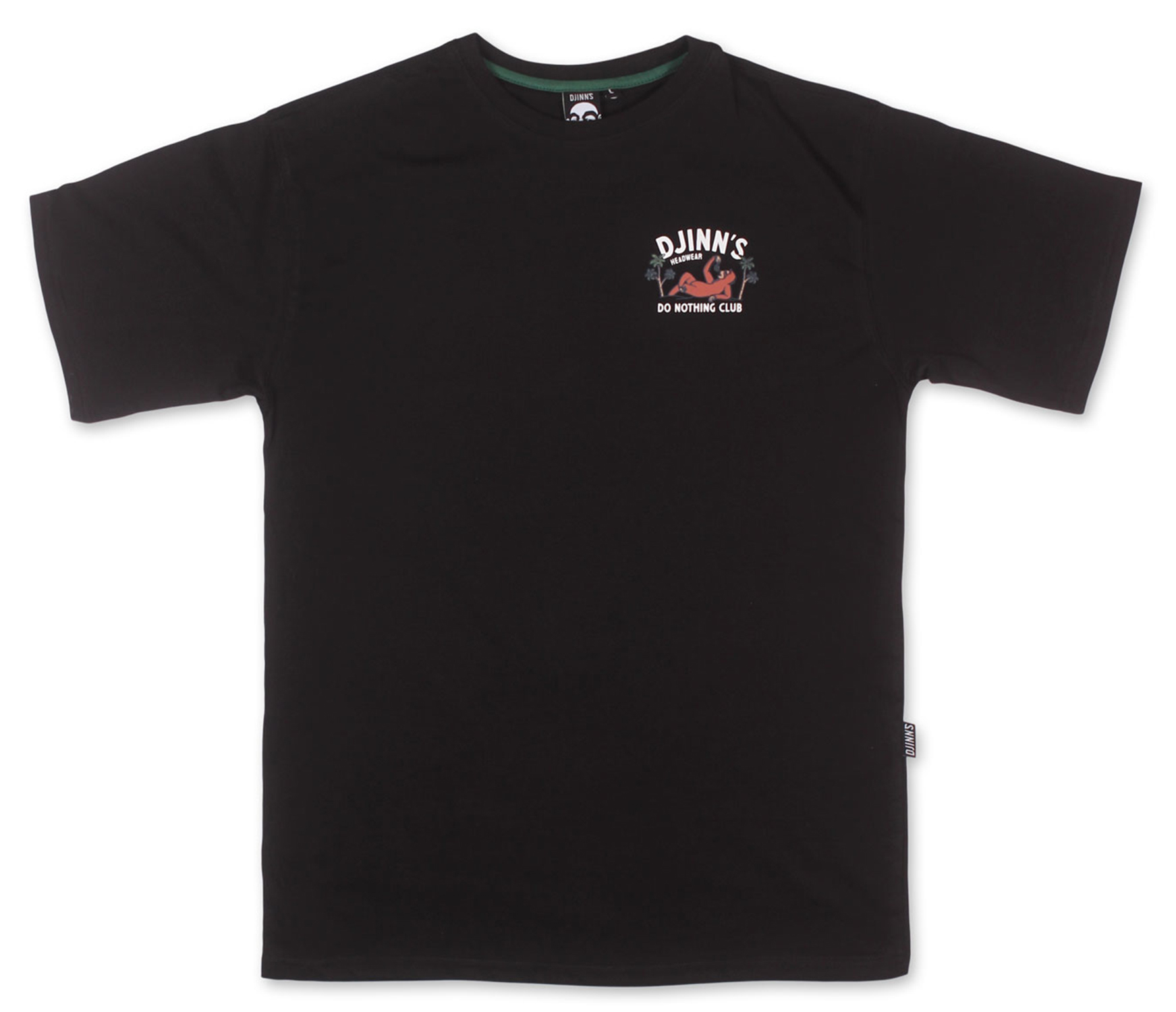 Djinns DNC Sloth T-Shirt Black