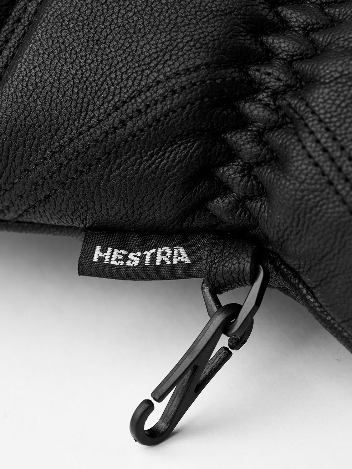 Hestra Leather Box Fäustling Black 23/24