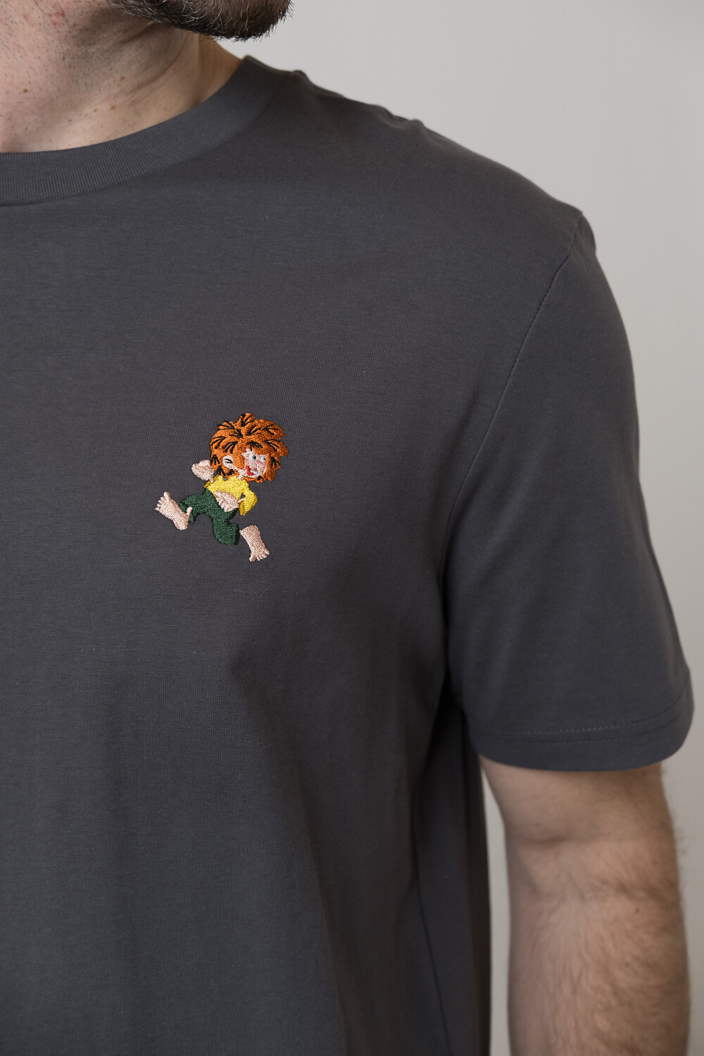 Bavarian Caps Grantler Klub: Pumuckl T-Shirt Dunkelgrau
