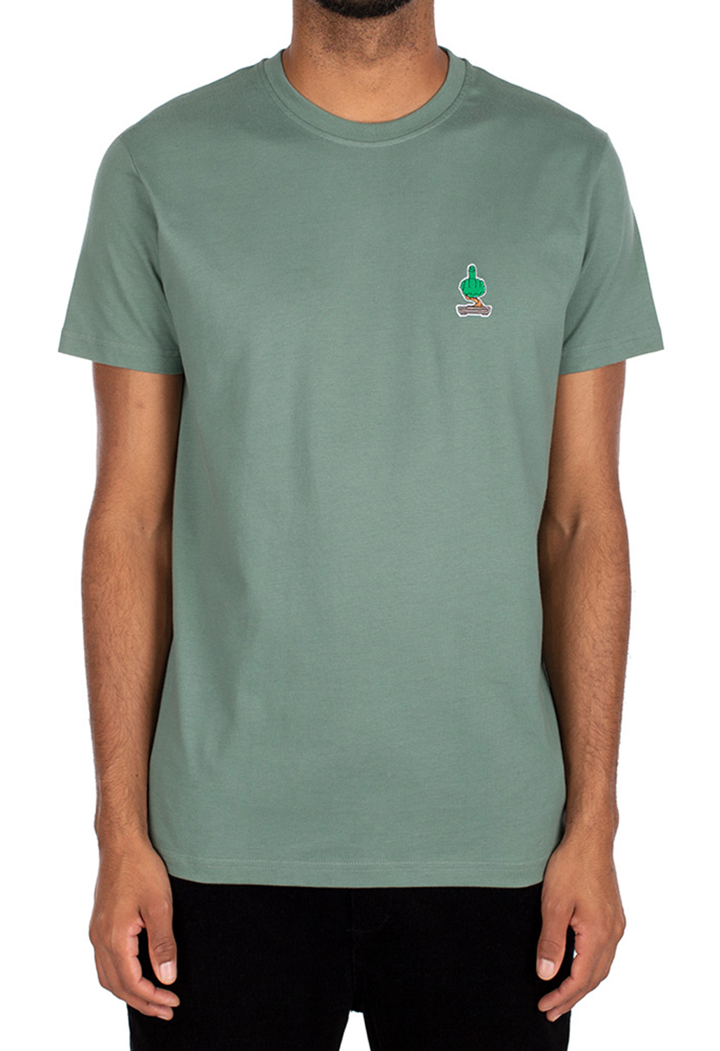 Iriedaily Bonsi Finger Emb T-Shirt Jungle Green 22870