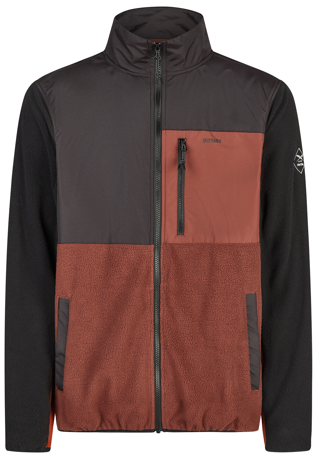 Iriedaily Auf Deck Fleece Jacke Dark Rum 26483