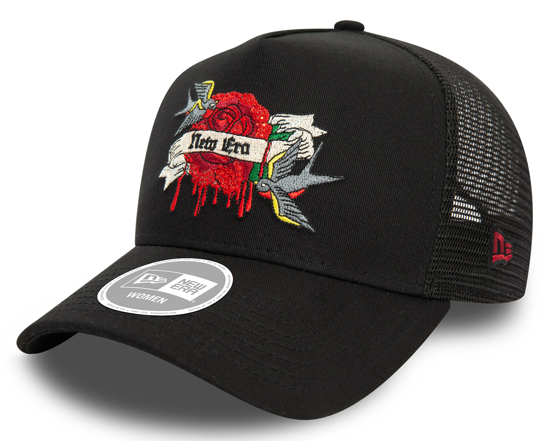 New Era Wmns Trucker Cap Black 24677