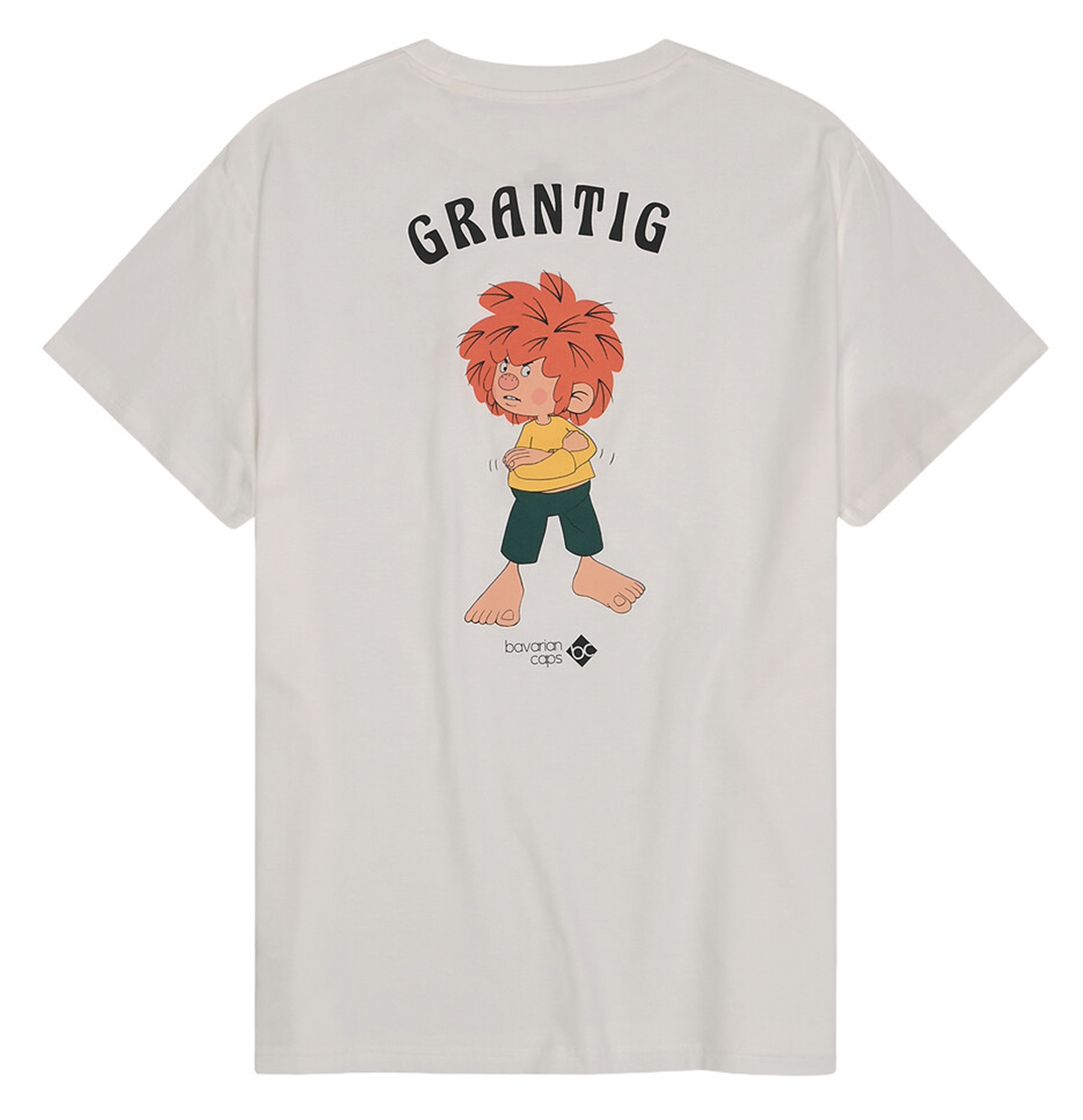 Bavarian Caps Grantler Klub: Pumuckl T-Shirt Altweiß 26236