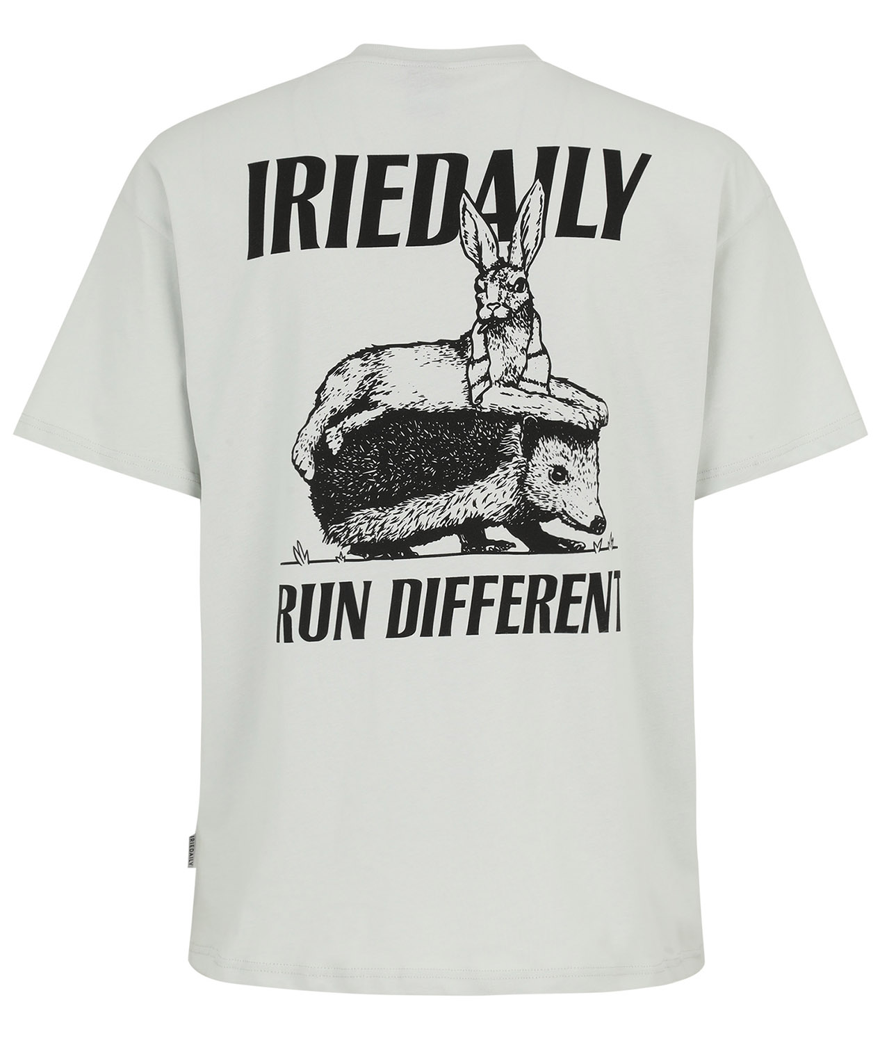 Iriedaily Run Different Relaxed T-Shirt Mercury 26058