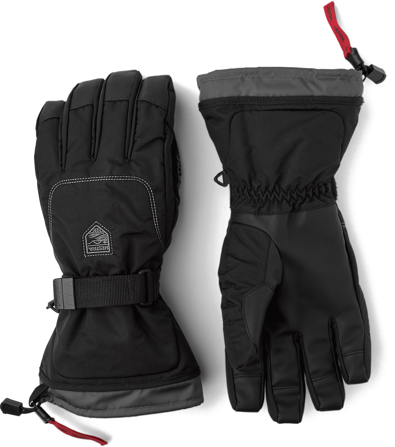 Hestra Gauntlet Sr. 5 Finger Handschuh Black 23/24 23678