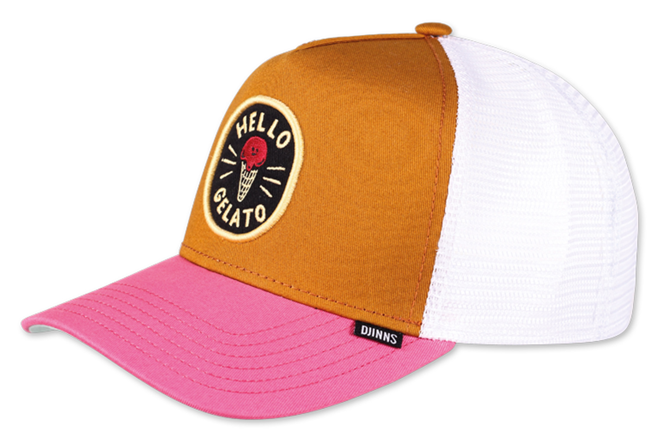 Djinns HFT Trucker Cap Food Gelato Brown Rose