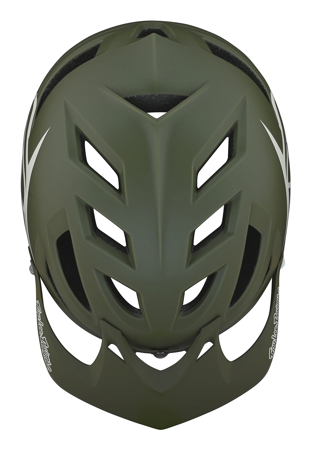 Troy Lee Designs A1 Bike Helm Drone Steel Green