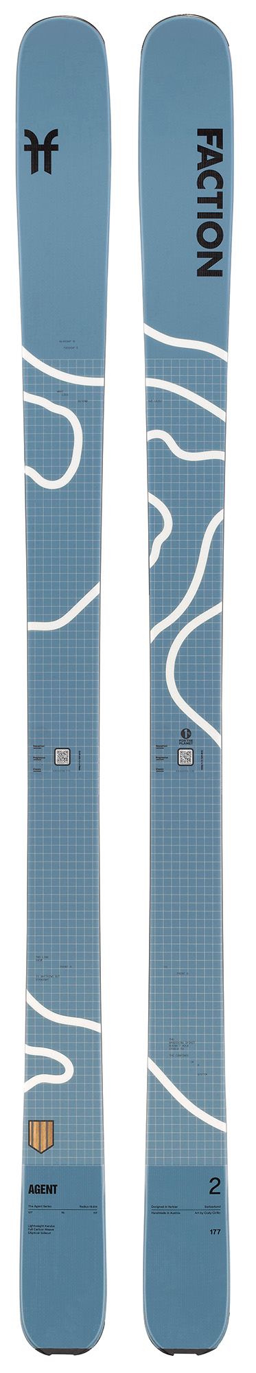 Faction Agent 2 Tourenski Blue 25/26 25851