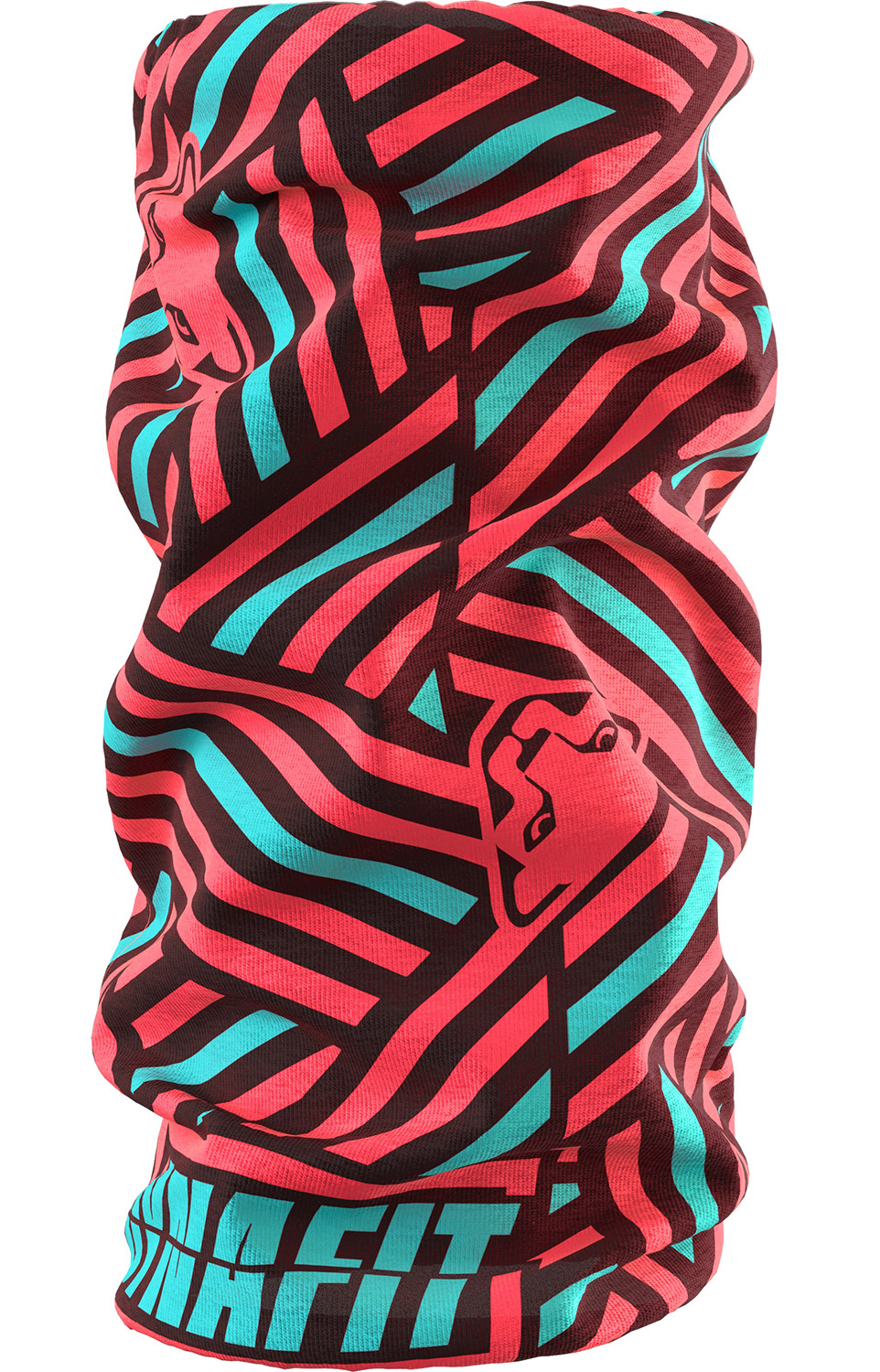 Dynafit Logo Neck Gaiter Halstuch Fluo Coral 22603