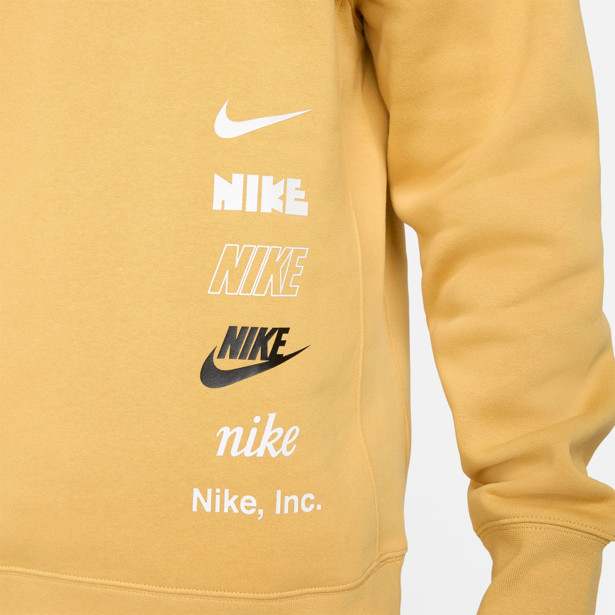 Nike Club Brushe Sweatshirt  Wheat Gold