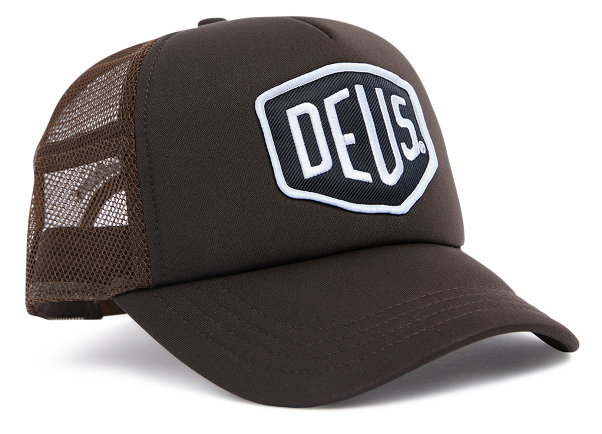 Deus Ex Machina Baylands Trucker Cap Choc Brown 25157 Deus Ex Machina Baylands Trucker Cap Choc Brown 25157