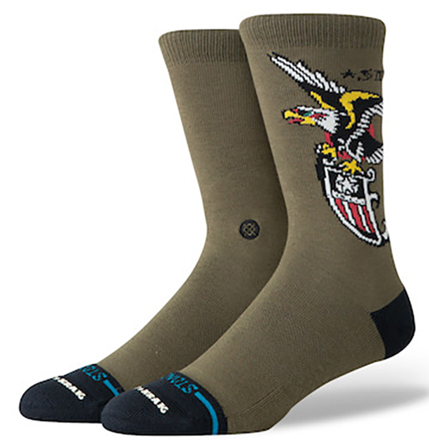 Stance The Eagle Crew Socken Military Green 25682