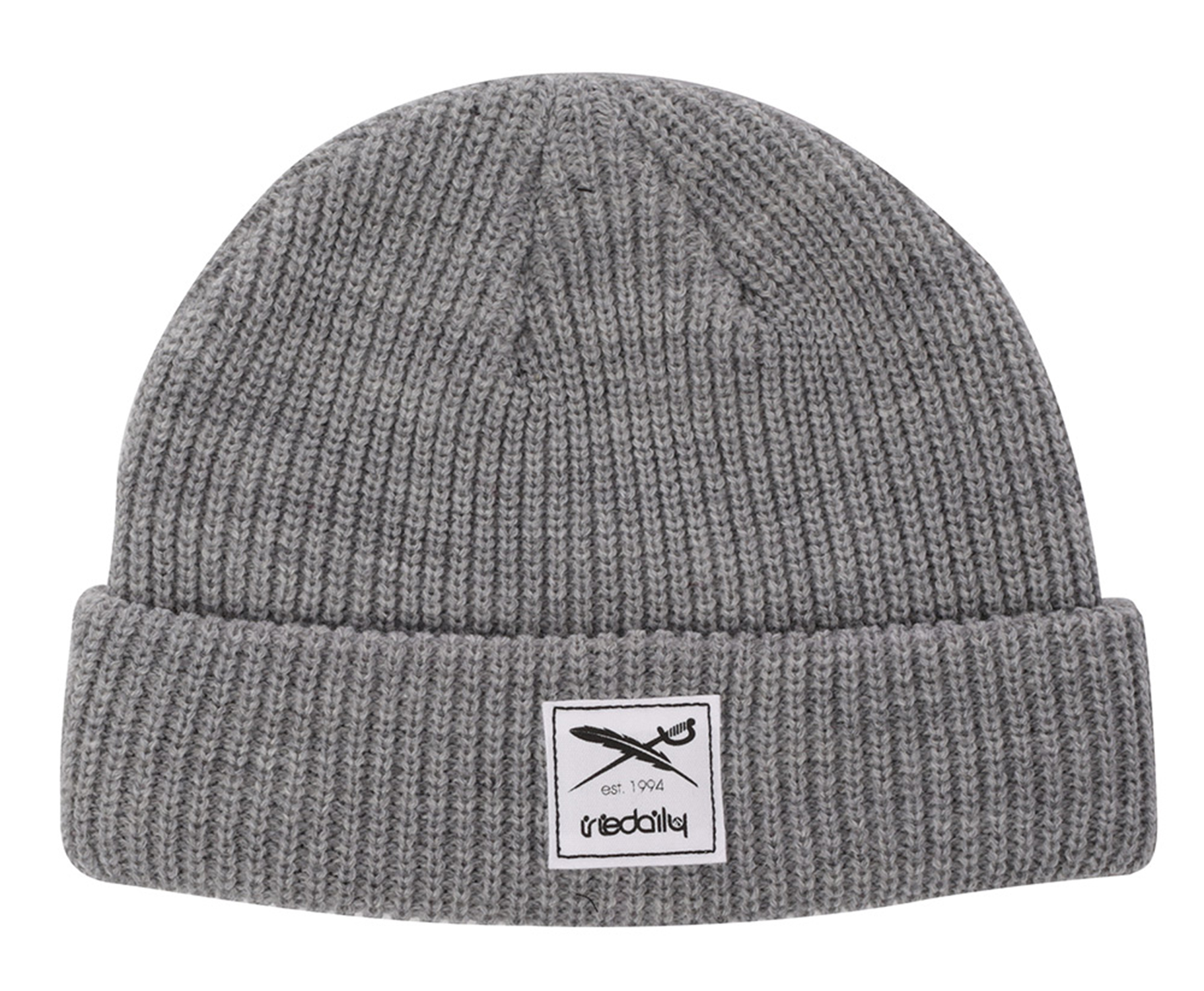 Iriedaily Kreuzkoelln Beanie Grey Melange 15004
