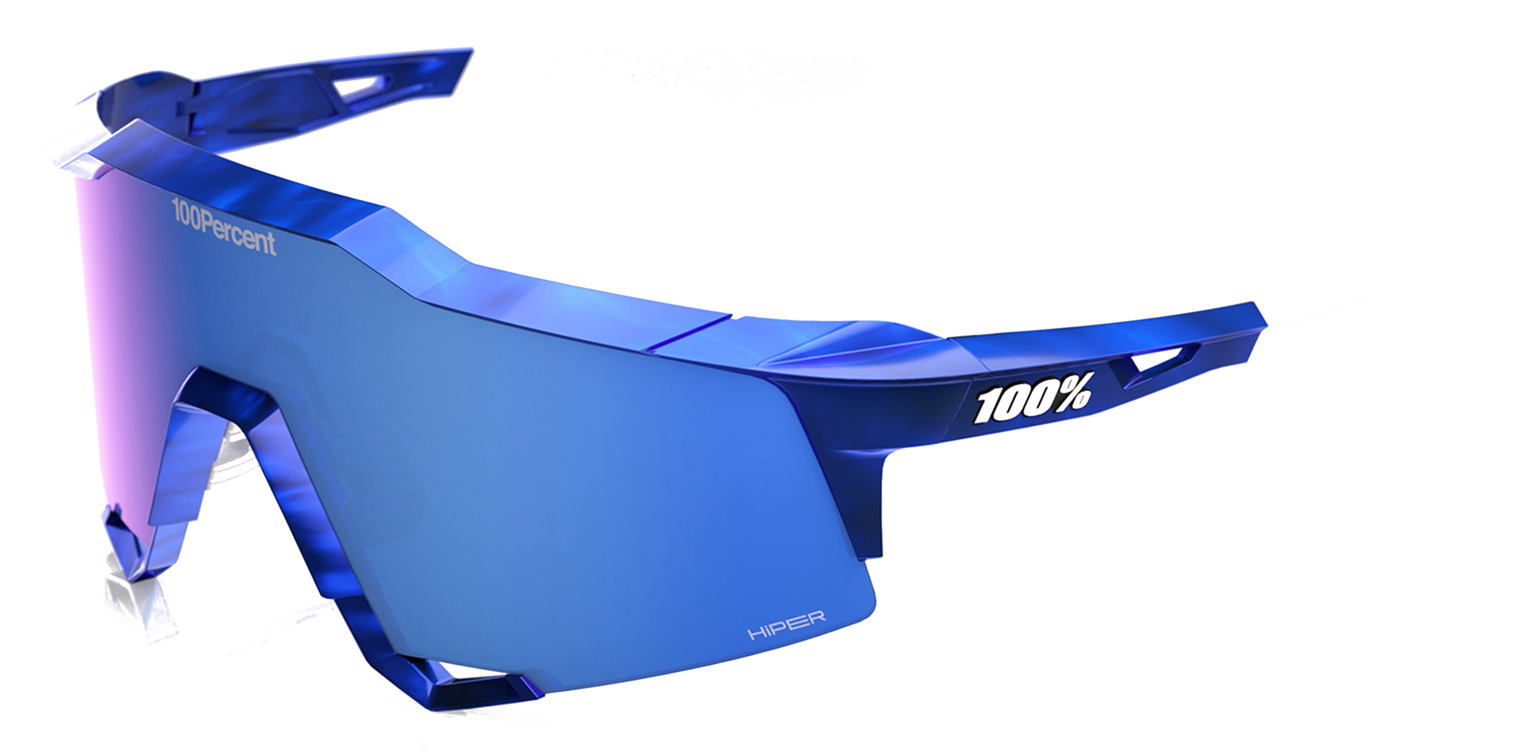 100% Speedcraft Red Bull Bora Gloss Blue Holographic Hiper Royal Blue 26039