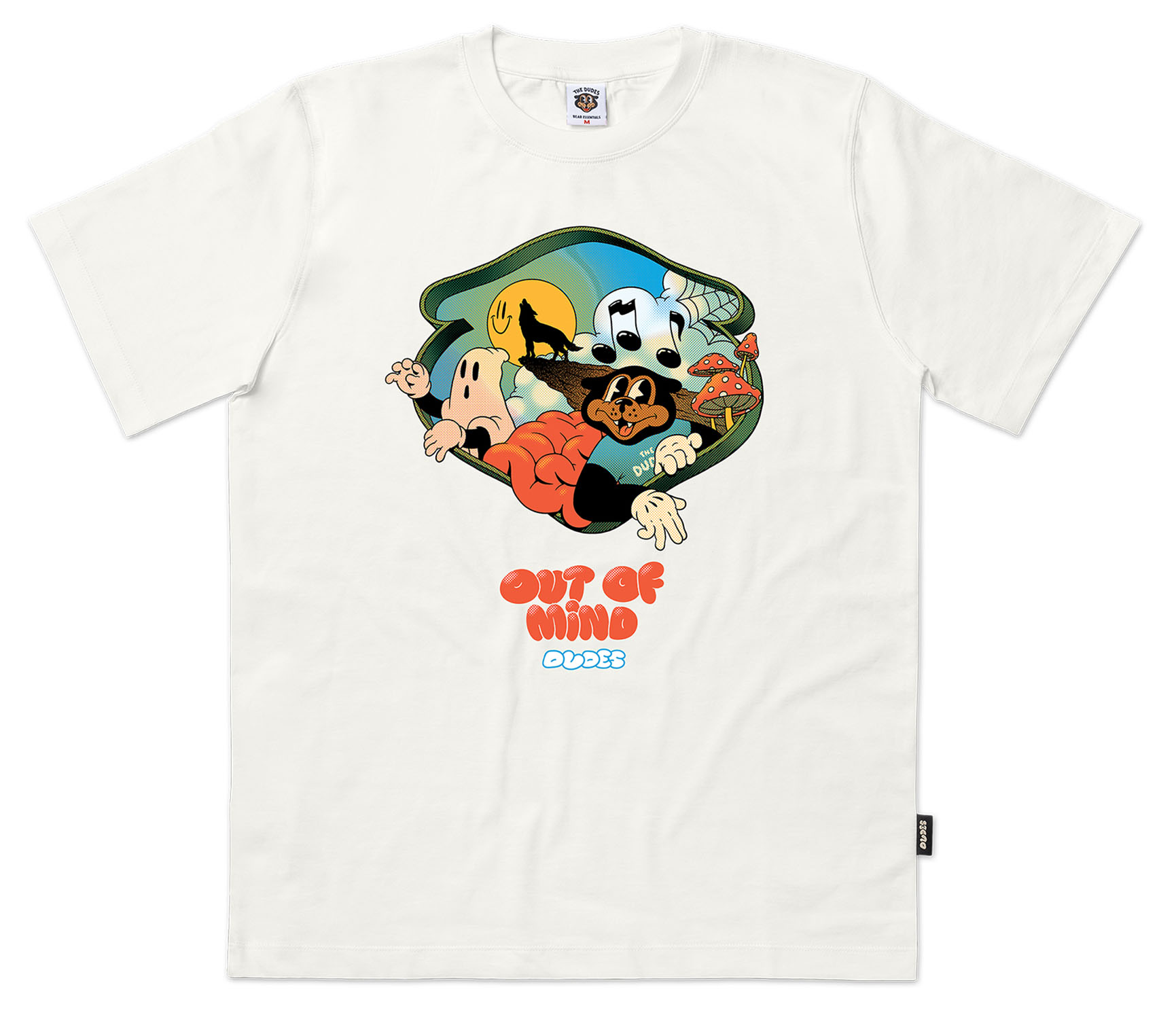 The Dudes Inner World Seasonal T-Shirt Off White 25202 The Dudes Inner World Seasonal T-Shirt Off White 25202