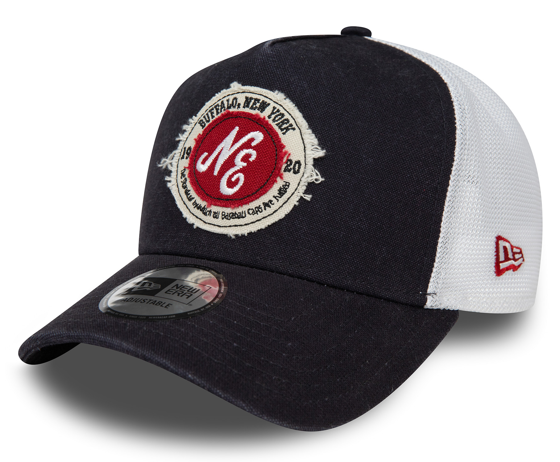 New Era Washed Trucker Cap Dry Navy 24220