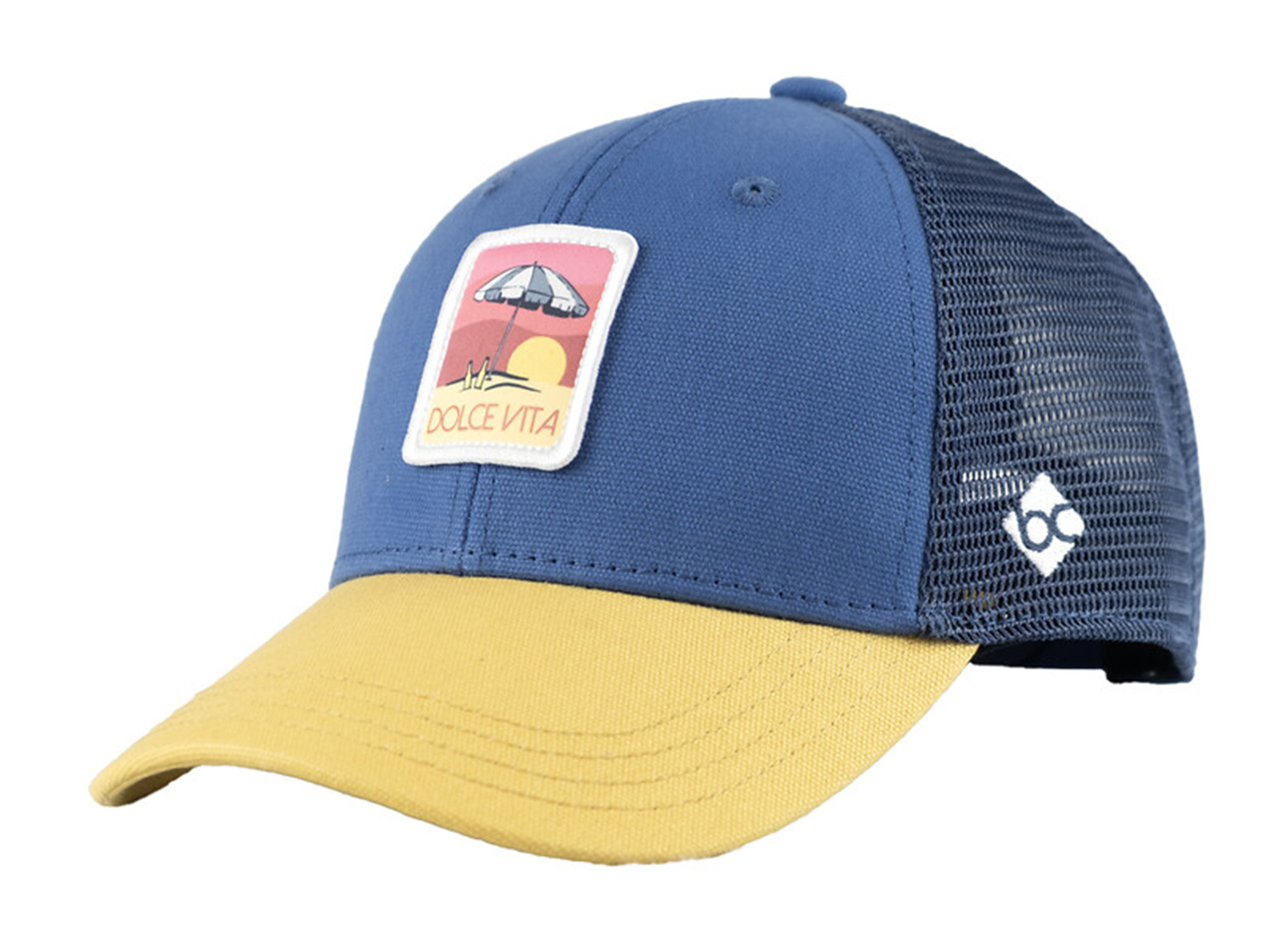 Bavarian Caps Dolce Vita Curved Blau 26205