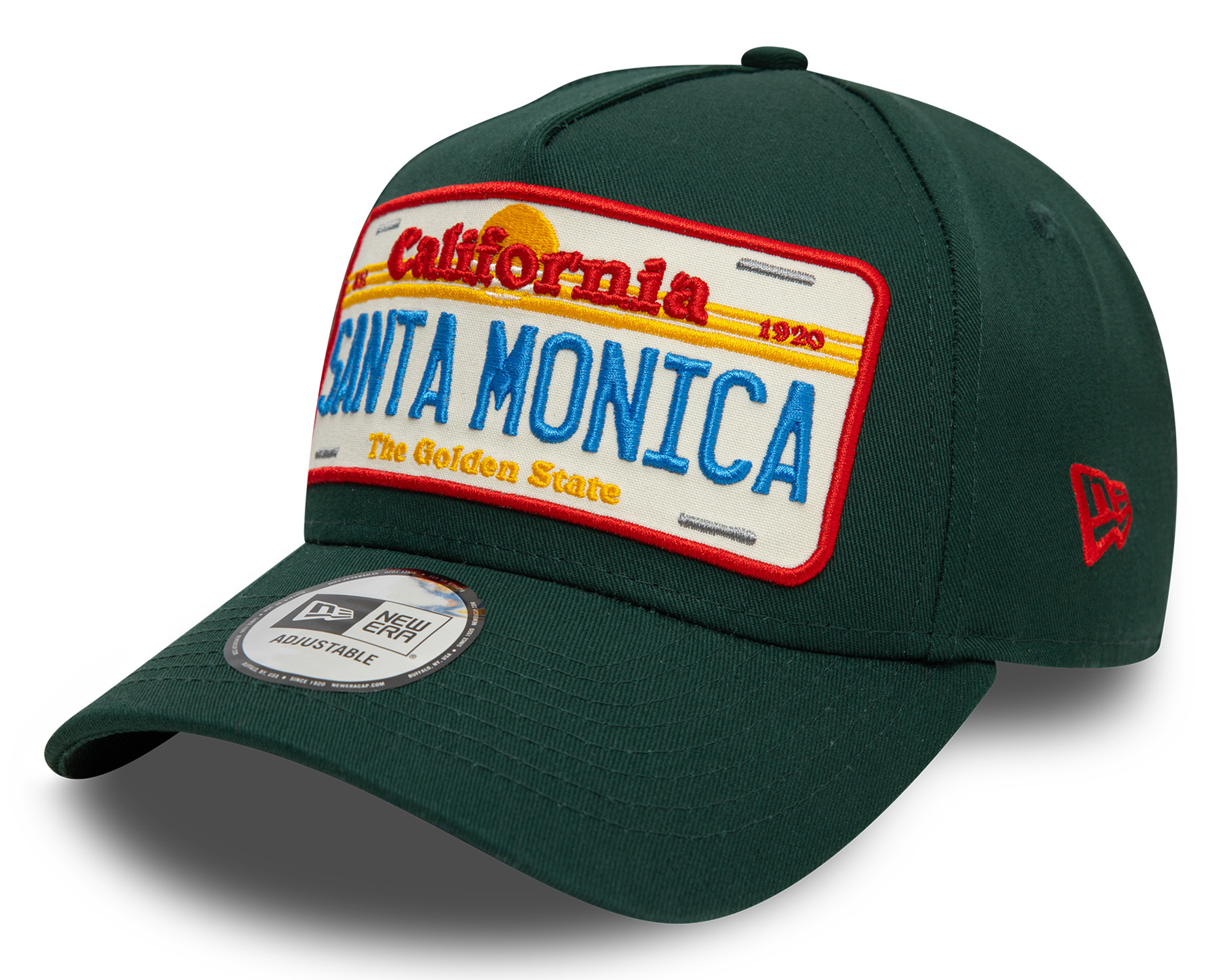 New Era License Plate E Frame Cap Santa Monica Dark Green 25193
