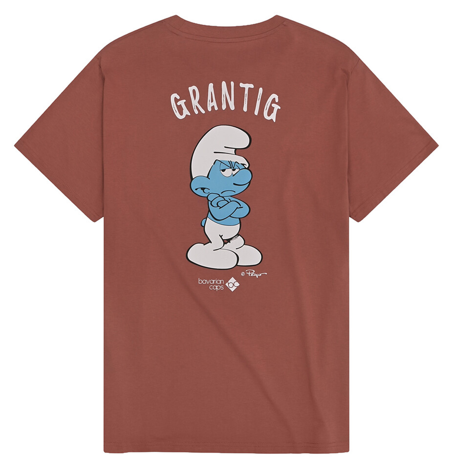 Bavarian Caps Grantler Klub: Muffi T-Shirt Rot Braun 26239