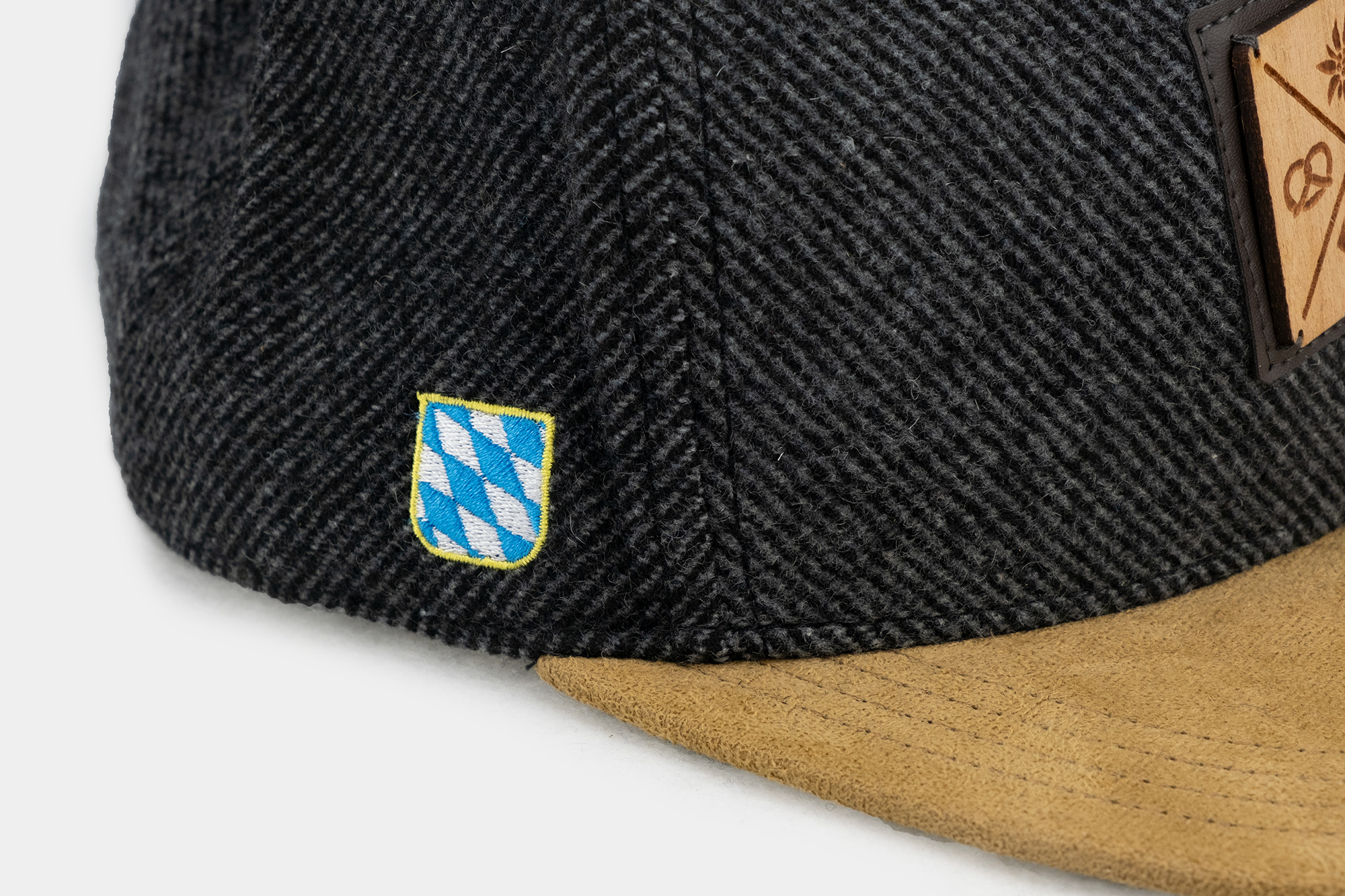 Bavarian Caps Kreizweis Altbayern Snapback Cap Grau