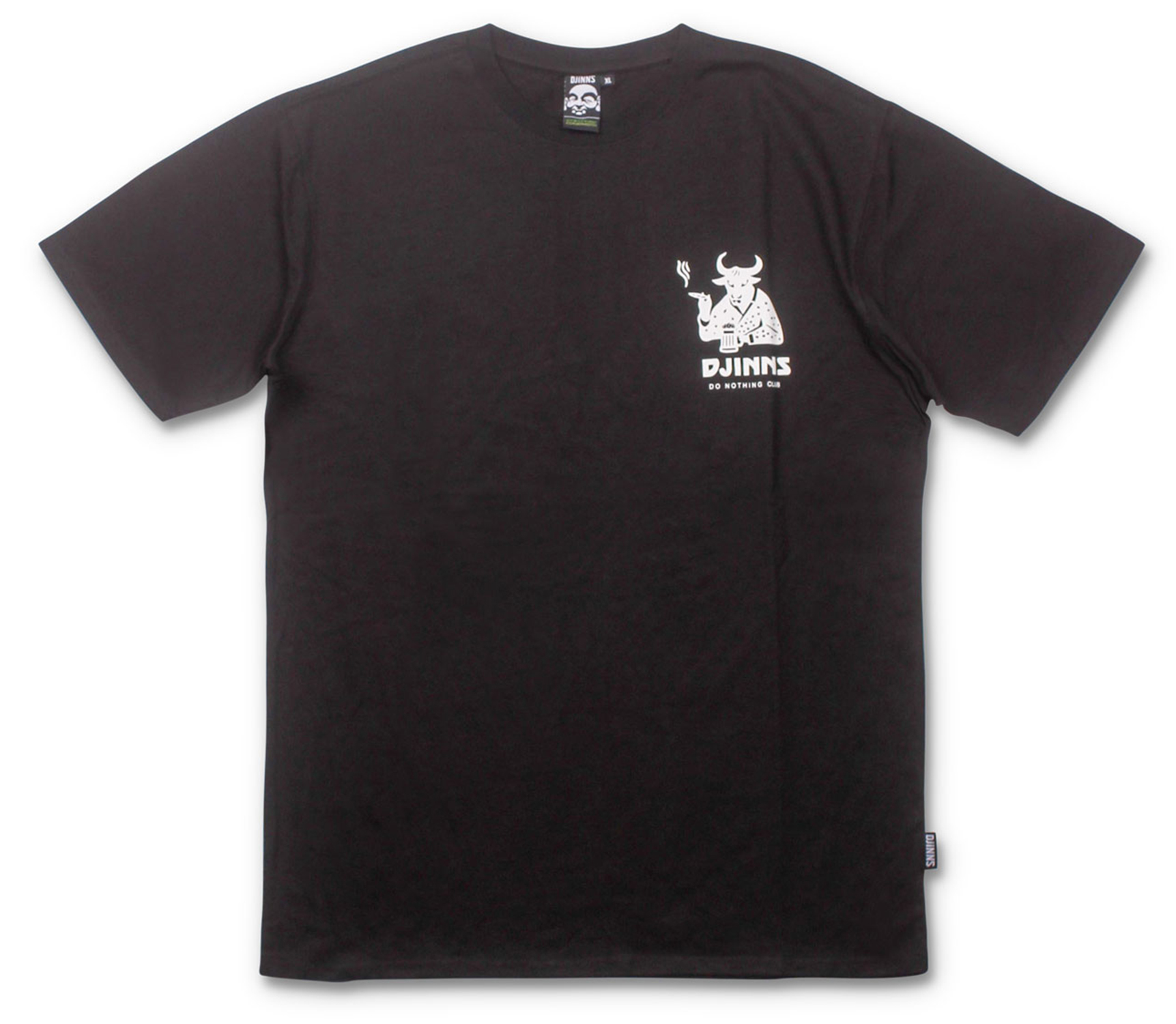Djinns Cheered Bull T-Shirt Black 24257