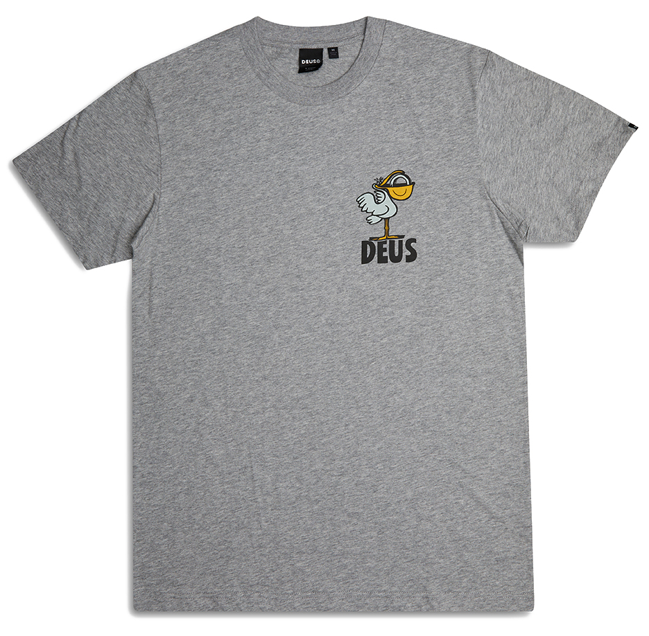 Deus Ex Machina Pegasus T-Shirt Grey Marle 22972