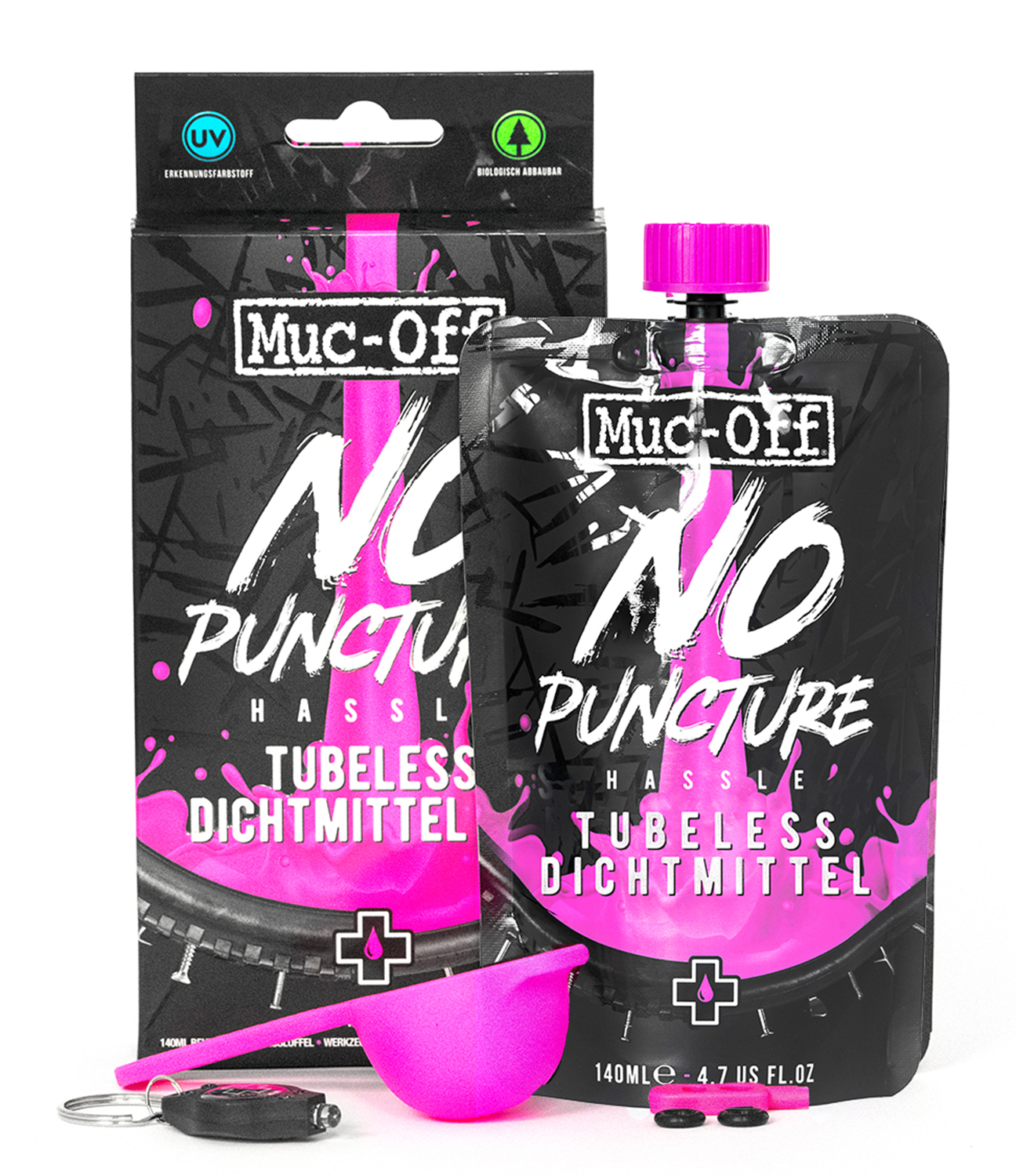 Muc-Off No Puncture Hassle Kit 140ml Reifendichtmittel 23482